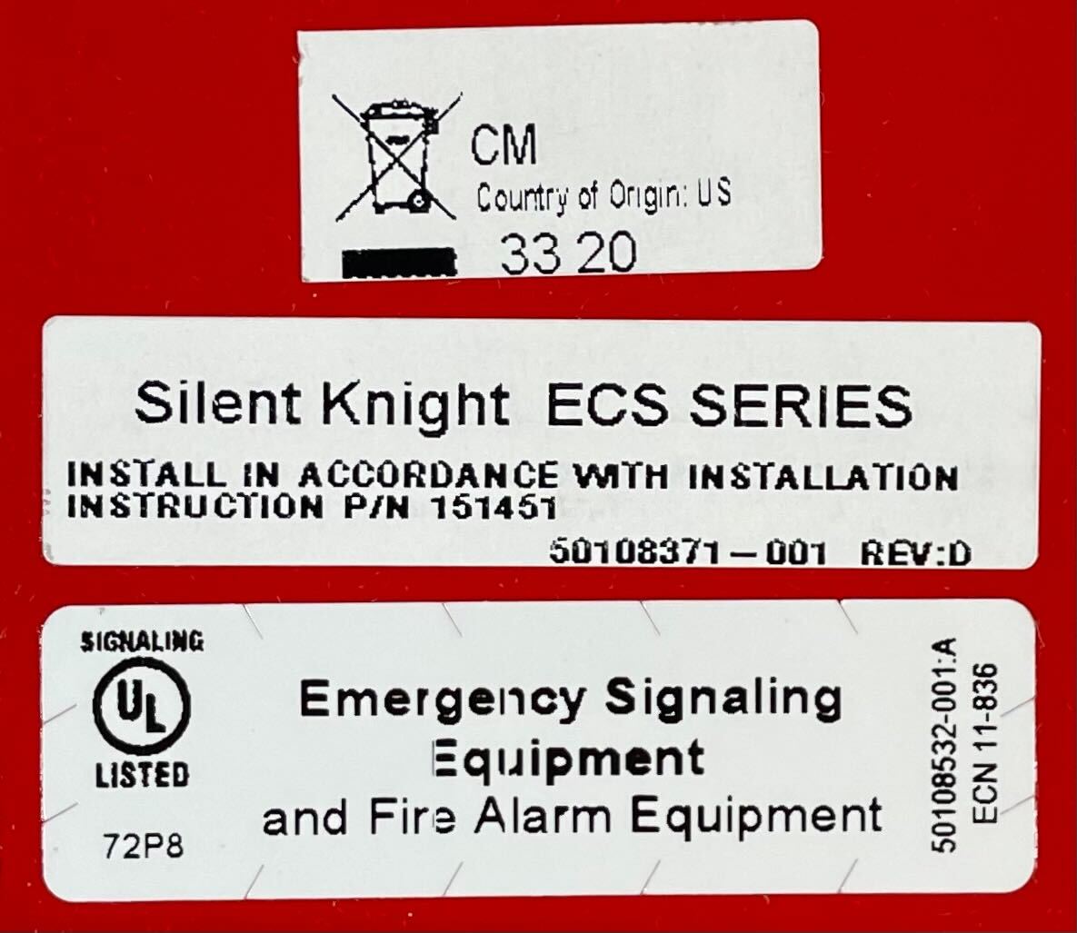 Silent Knight ECS-RCU2000 - The Fire Alarm Supplier