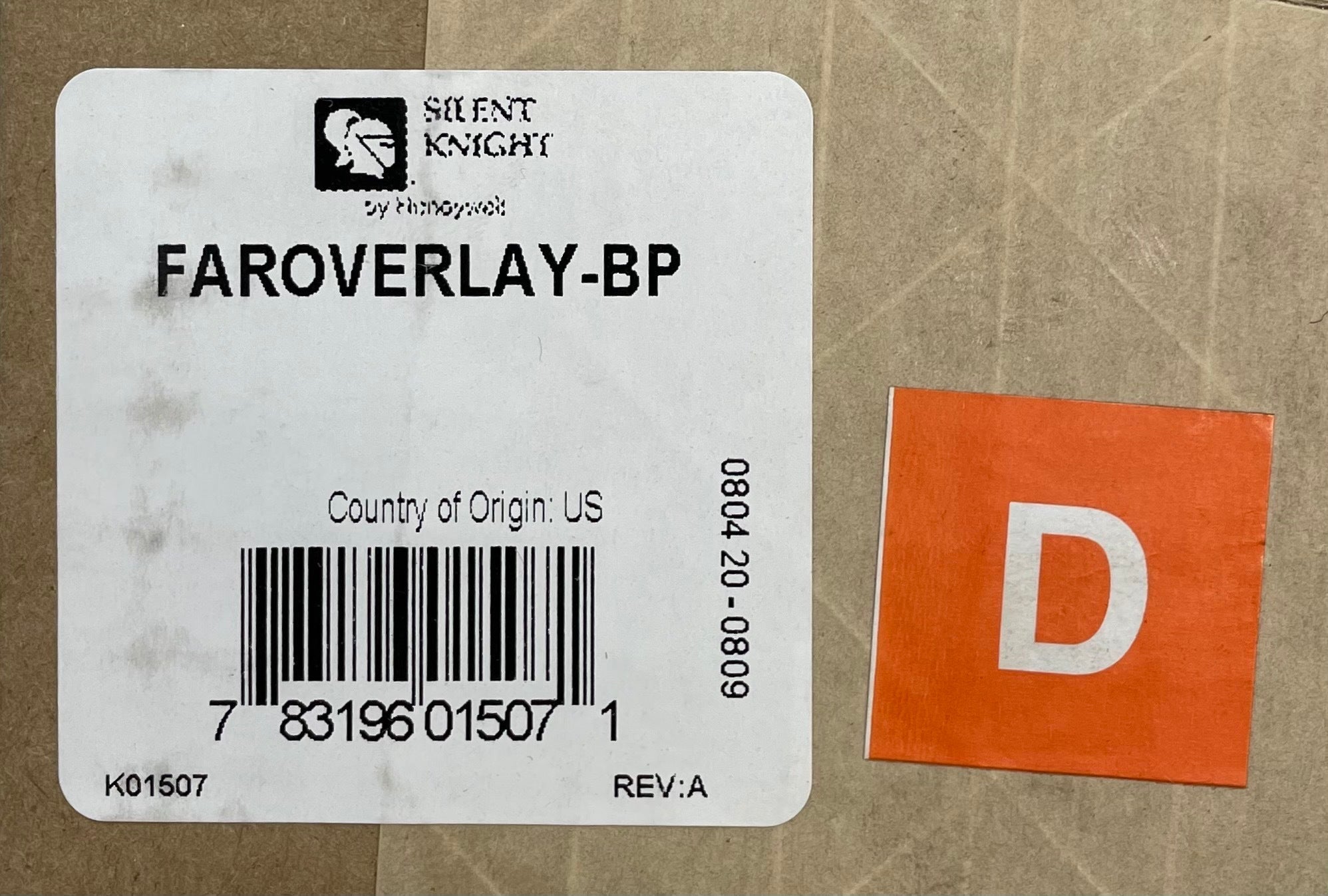 Silent Knight FAROVERLAY-BP - The Fire Alarm Supplier