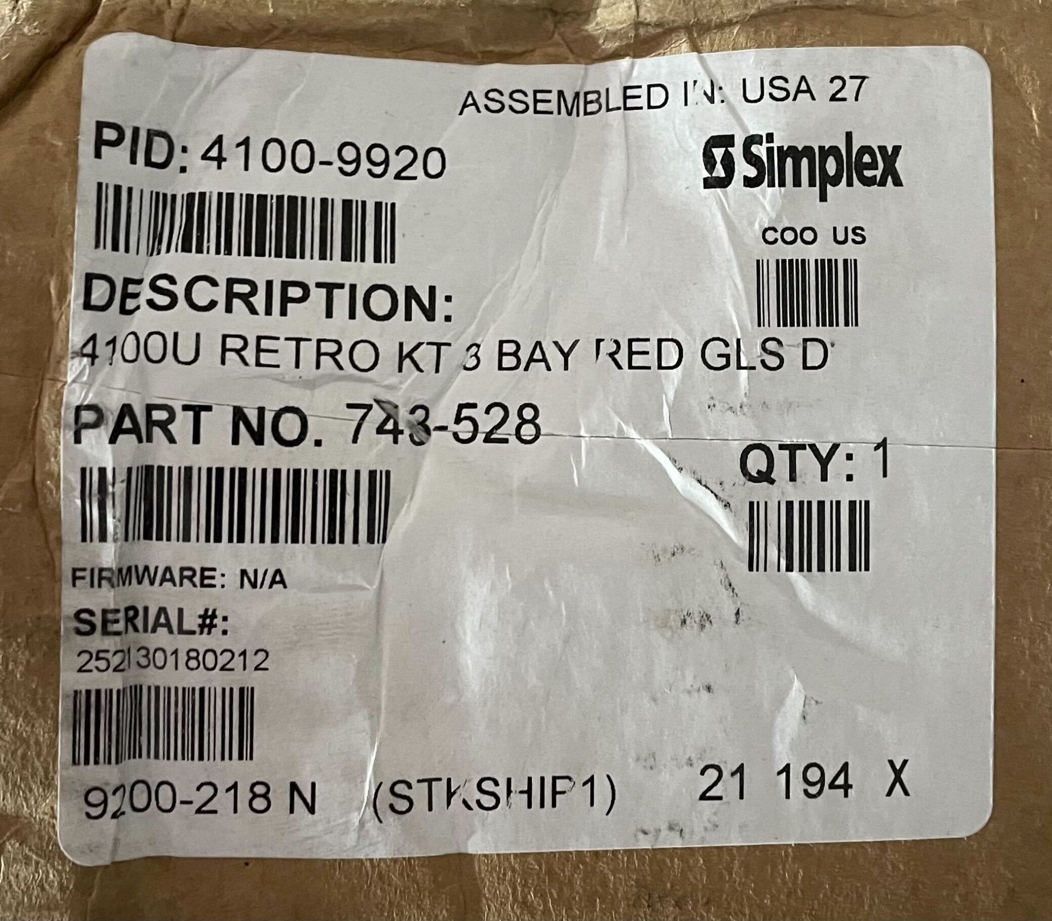 Simplex 4100-9920 - The Fire Alarm Supplier