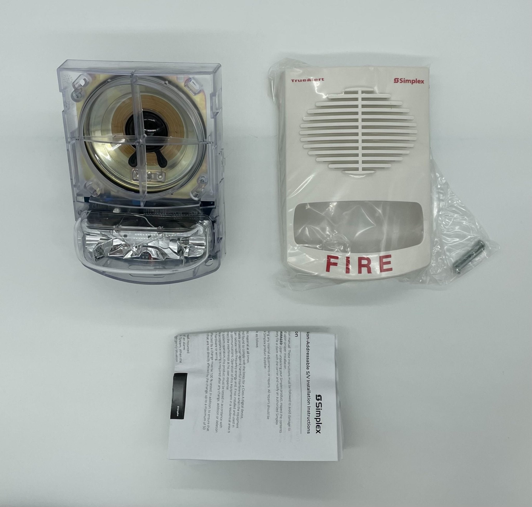 Simplex 4903-9361 White Horn Strobe - The Fire Alarm Supplier