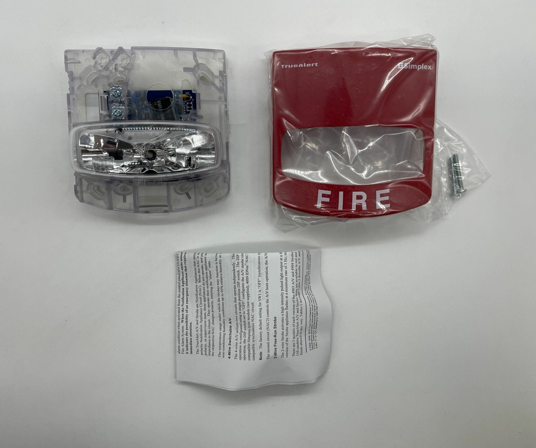 Simplex 4904-9169 Red Non-Addressable Strobe - The Fire Alarm Supplier
