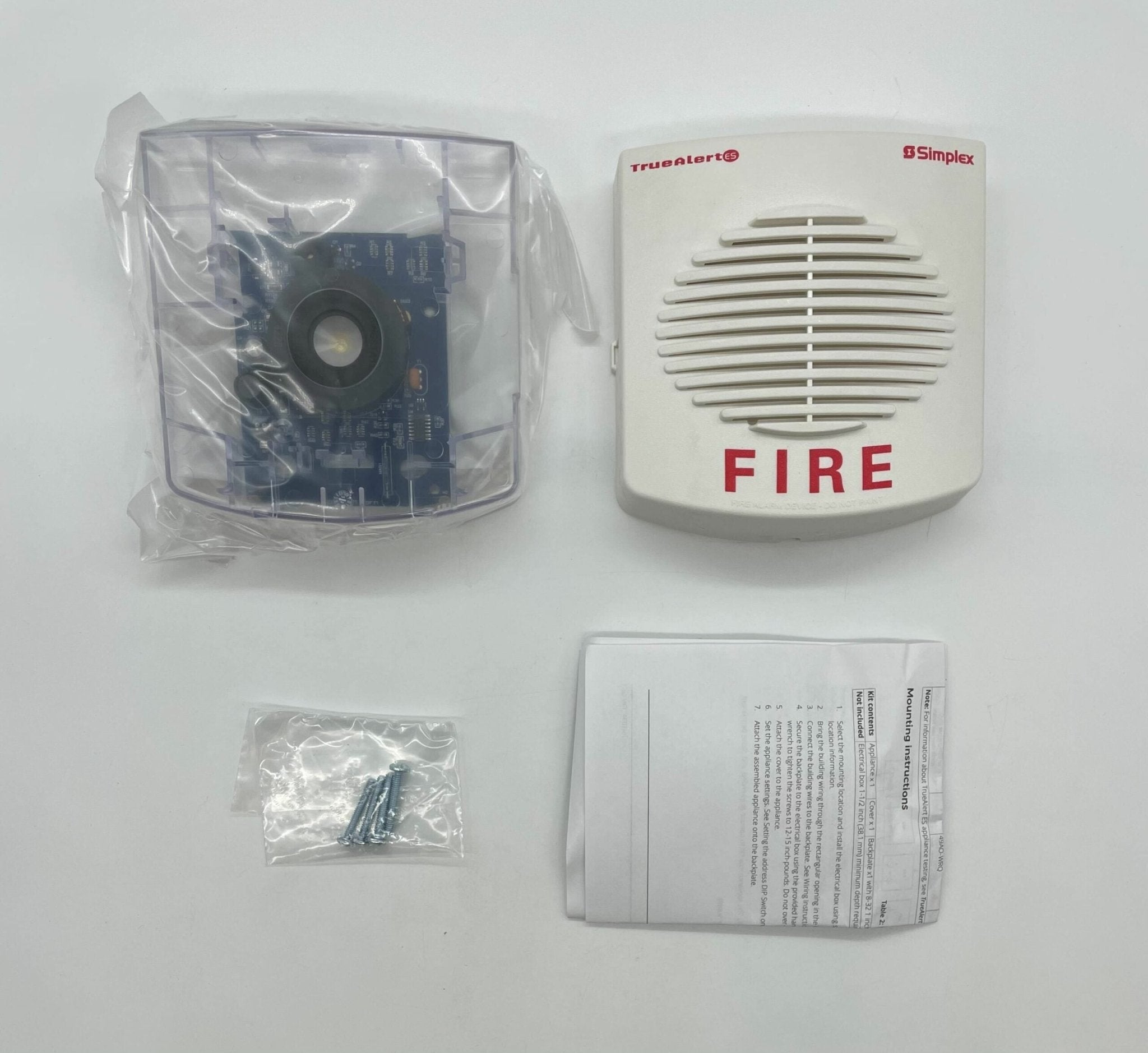 Simplex 49AO-WWF Wall Mount Speaker - The Fire Alarm Supplier