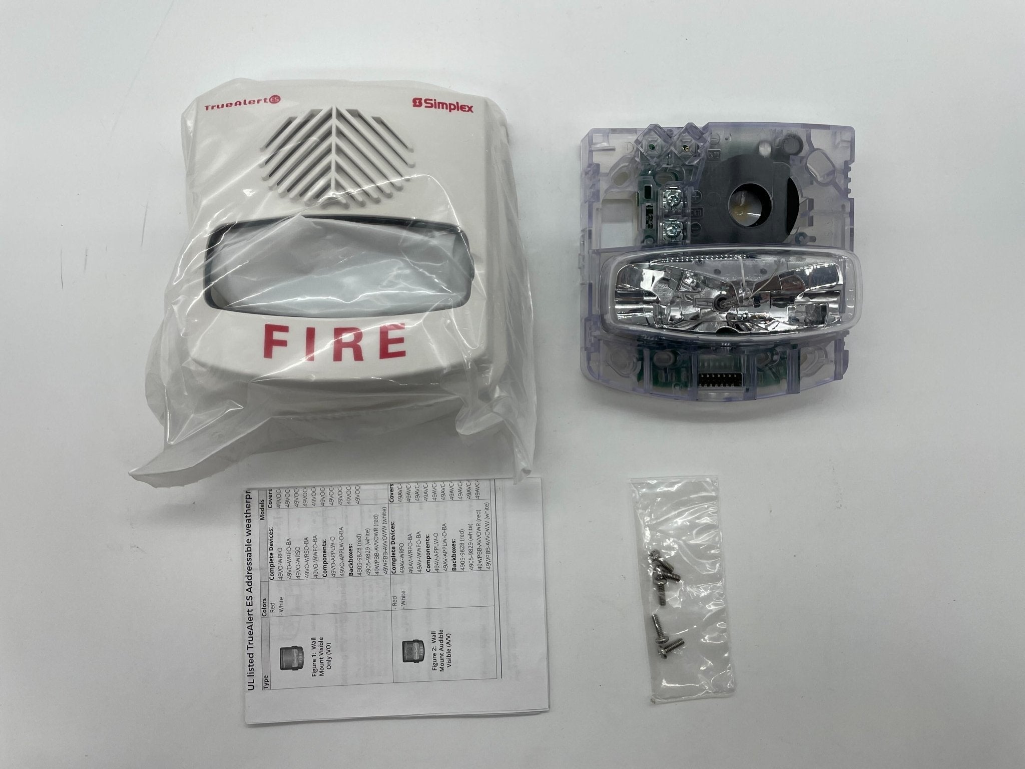 Simplex 49AV-WWFO-BA - The Fire Alarm Supplier