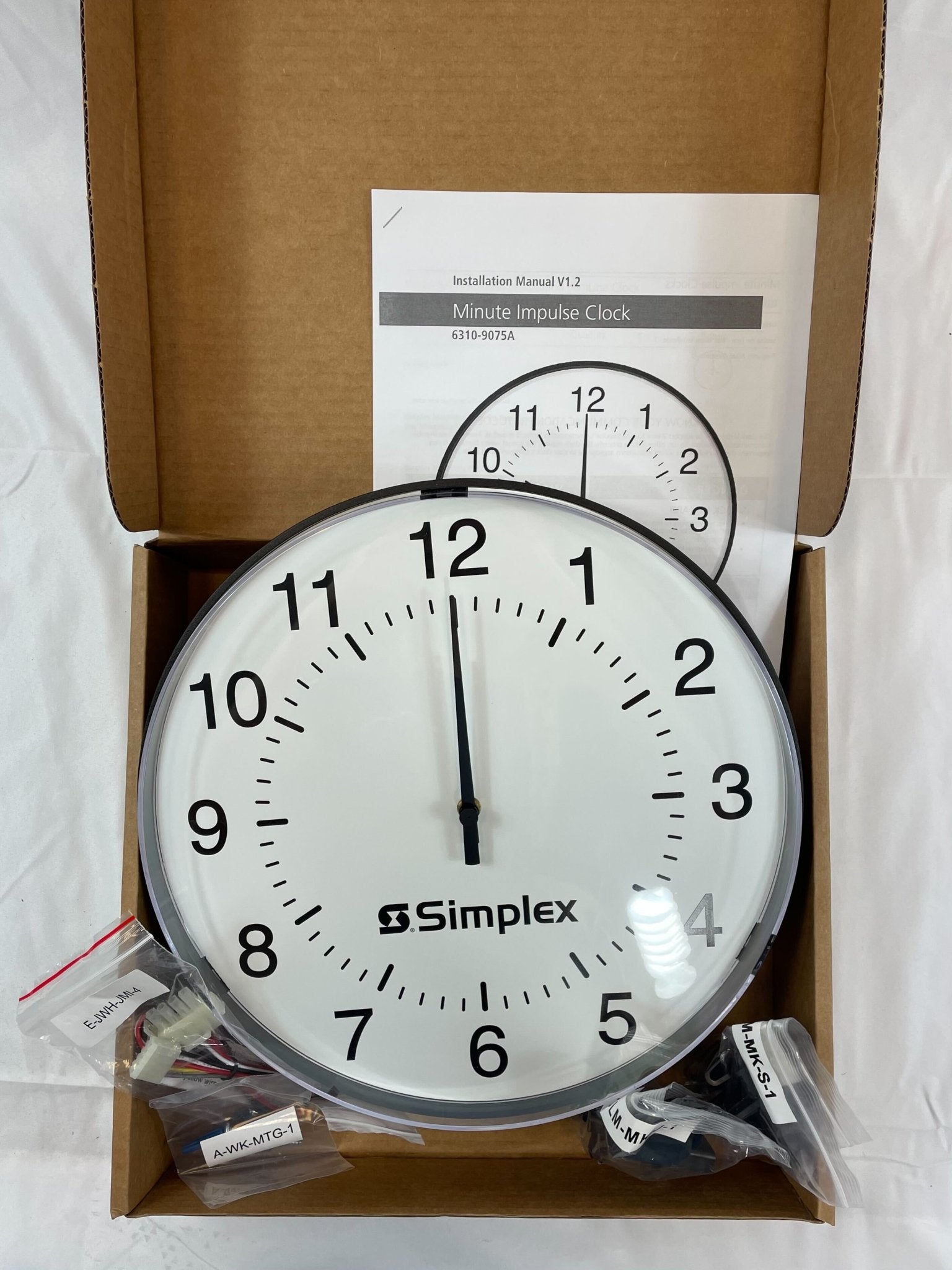 Simplex 6310-9075A Round Slimline Clock - The Fire Alarm Supplier