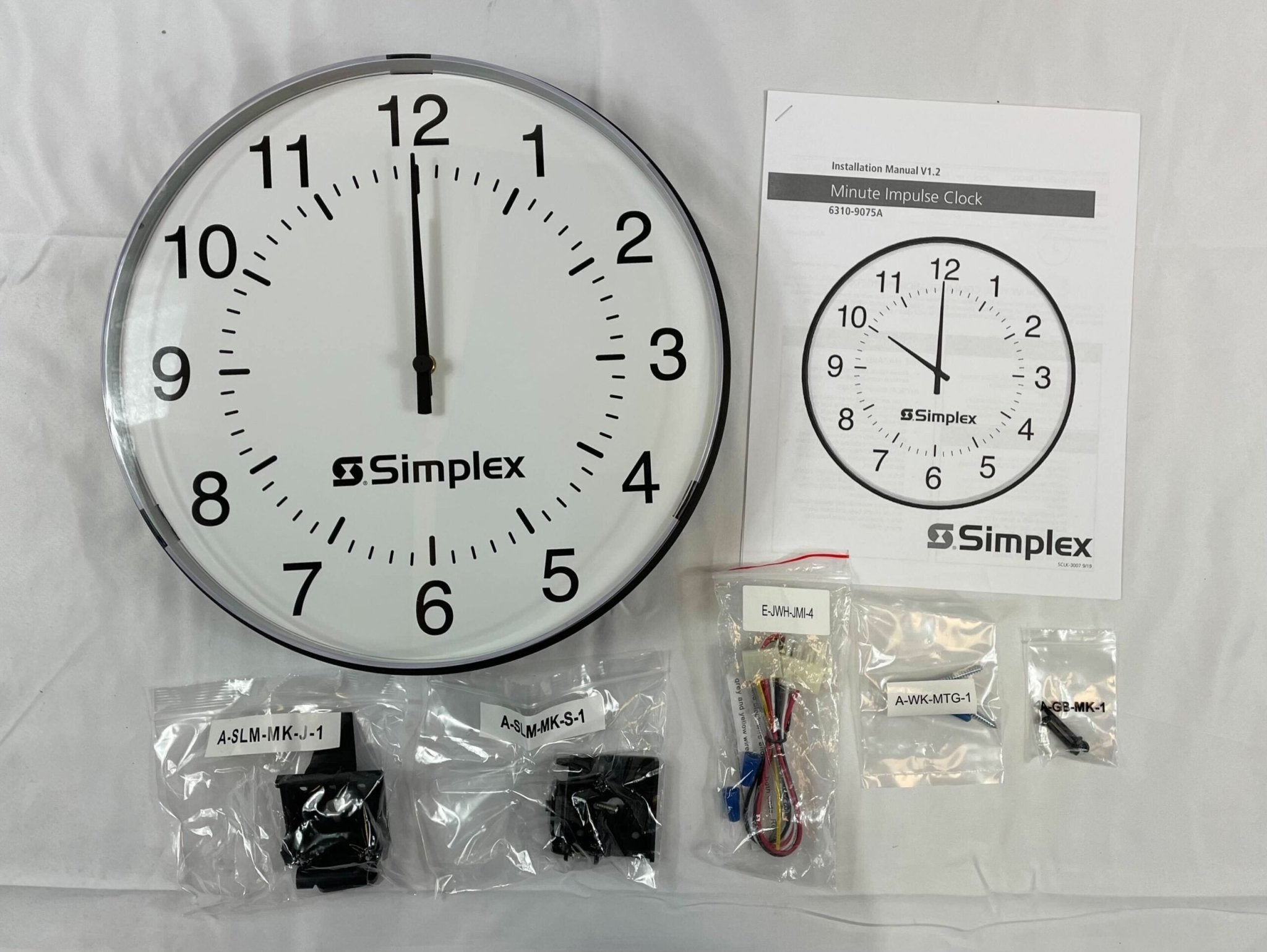 Simplex 6310-9075A Round Slimline Clock - The Fire Alarm Supplier