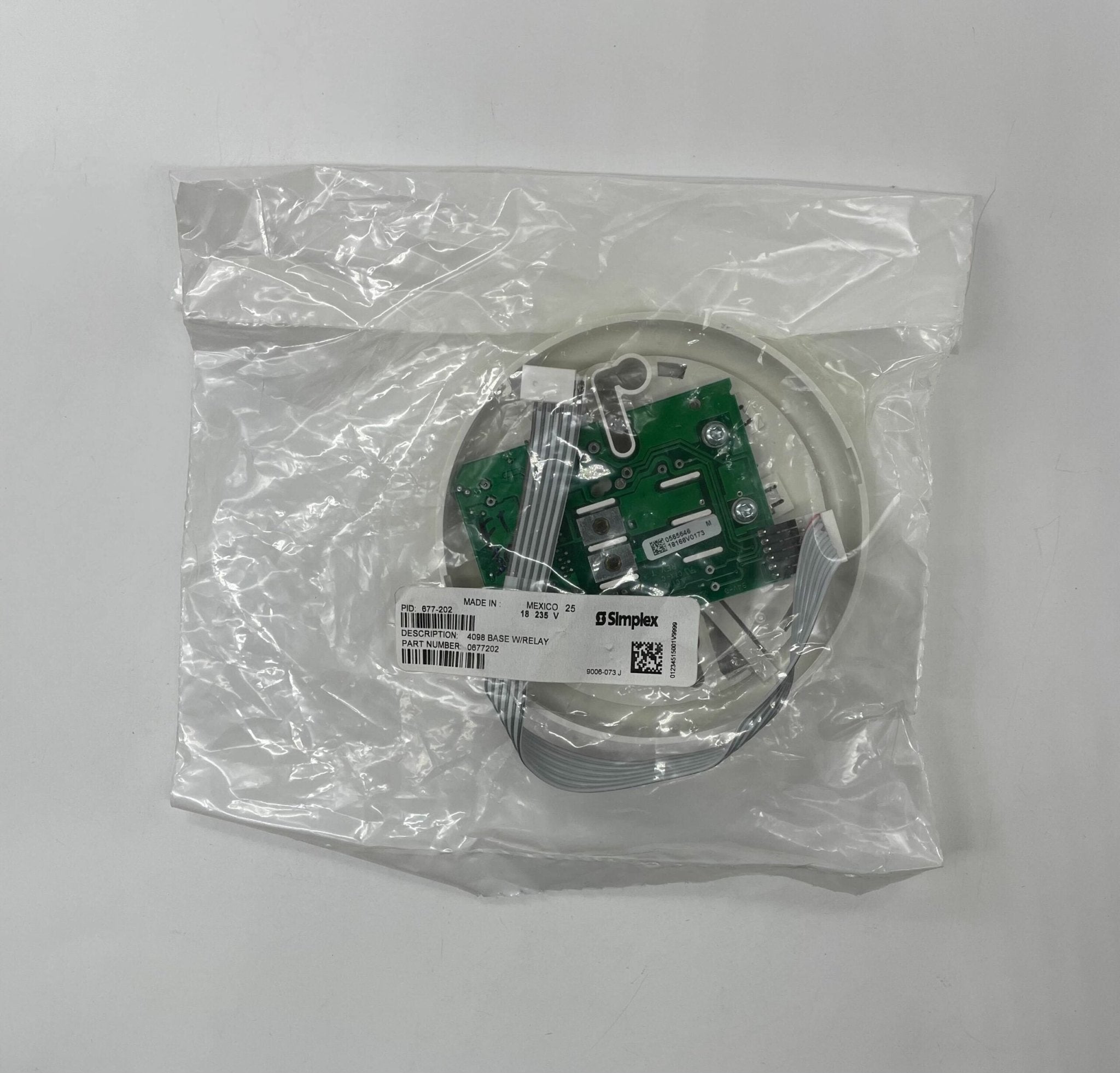 Simplex 677-202 Base With Relay - The Fire Alarm Supplier