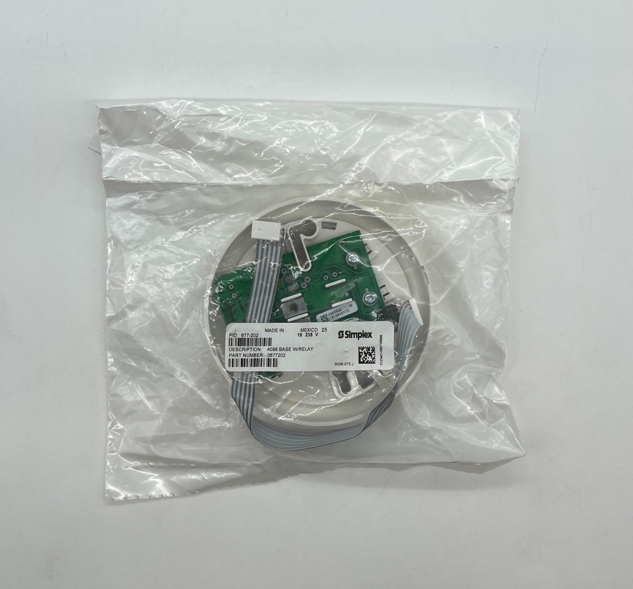 Simplex 677-202 Base With Relay - The Fire Alarm Supplier