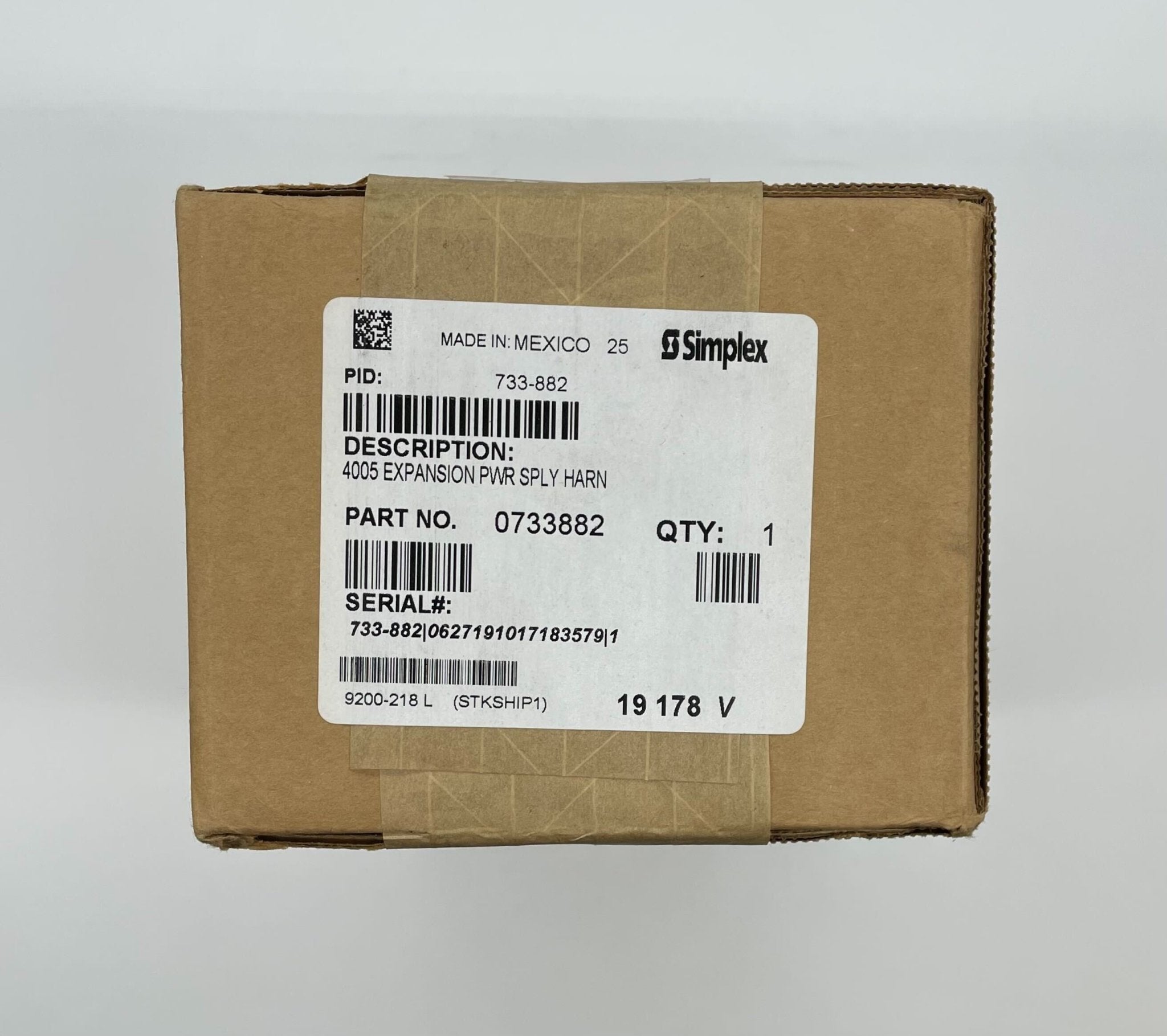 Simplex 733-882 Expansion Power Supply Harness - The Fire Alarm Supplier