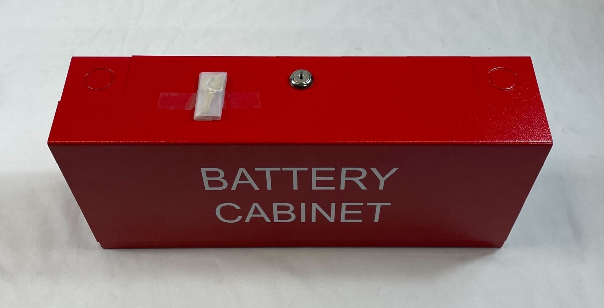 Space Age SSU00505 Mini Battery Cabinet Red - The Fire Alarm Supplier