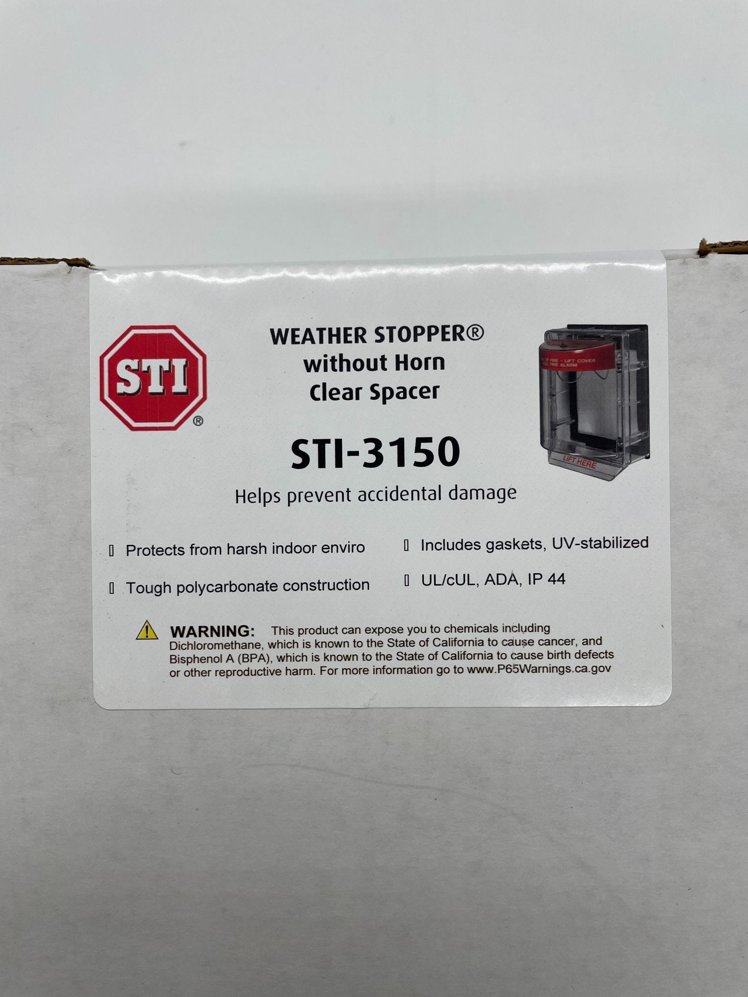 STI-3150 Stopper Without Horn Clear - The Fire Alarm Supplier