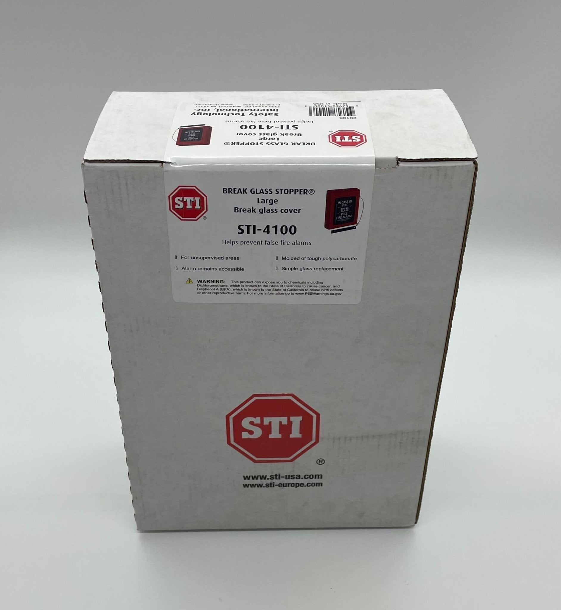 STI-4100 Break Glass Station Cover - The Fire Alarm Supplier