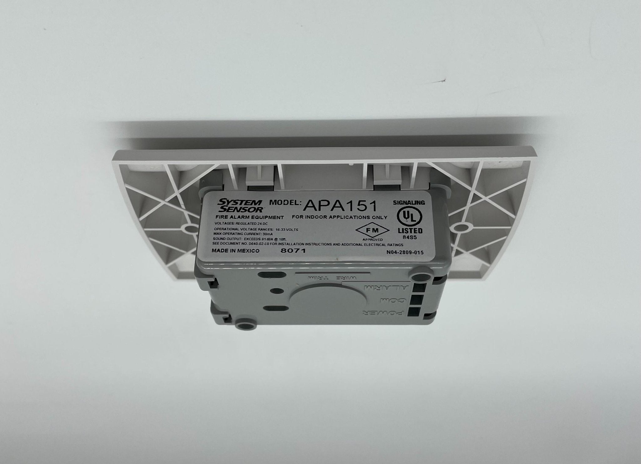 System Sensor APA151 - The Fire Alarm Supplier