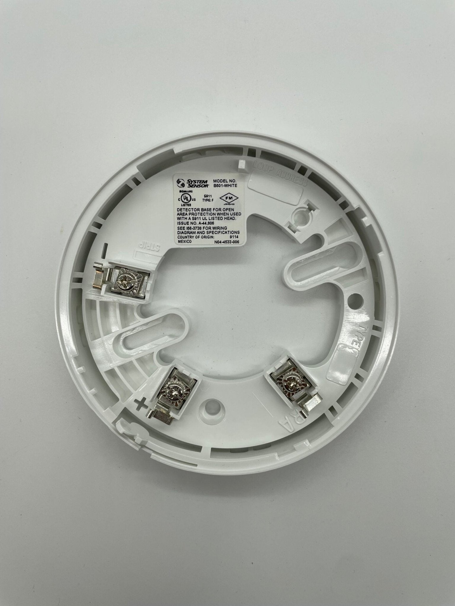 System Sensor B501-WHITE-BP - The Fire Alarm Supplier