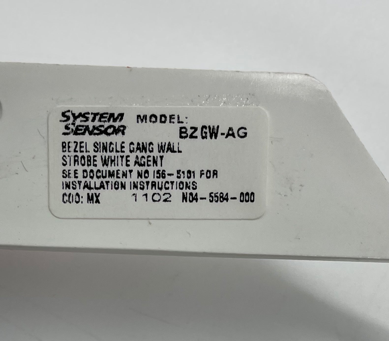 System Sensor BZGW-AG - The Fire Alarm Supplier