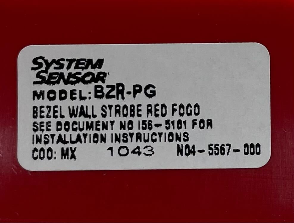 System Sensor BZR-PG - The Fire Alarm Supplier
