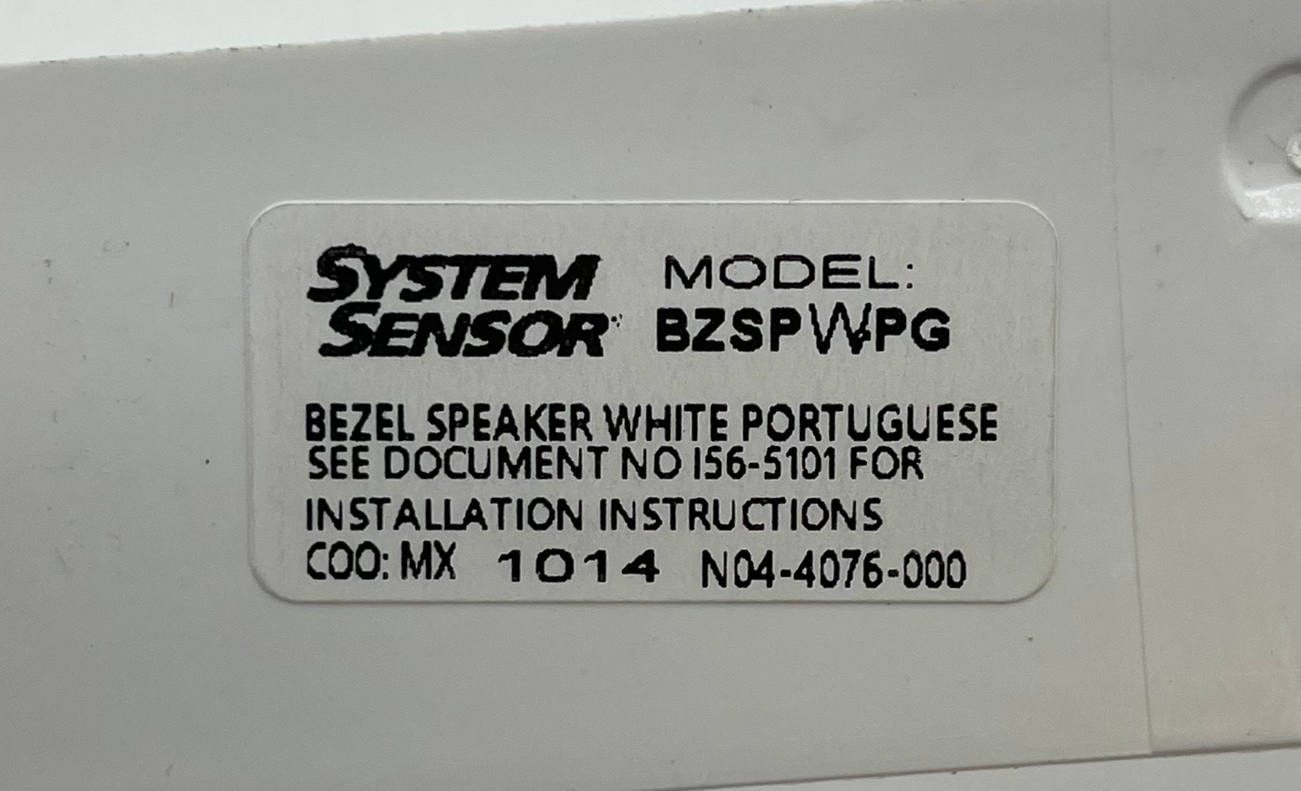 System Sensor BZSPW-PG - The Fire Alarm Supplier
