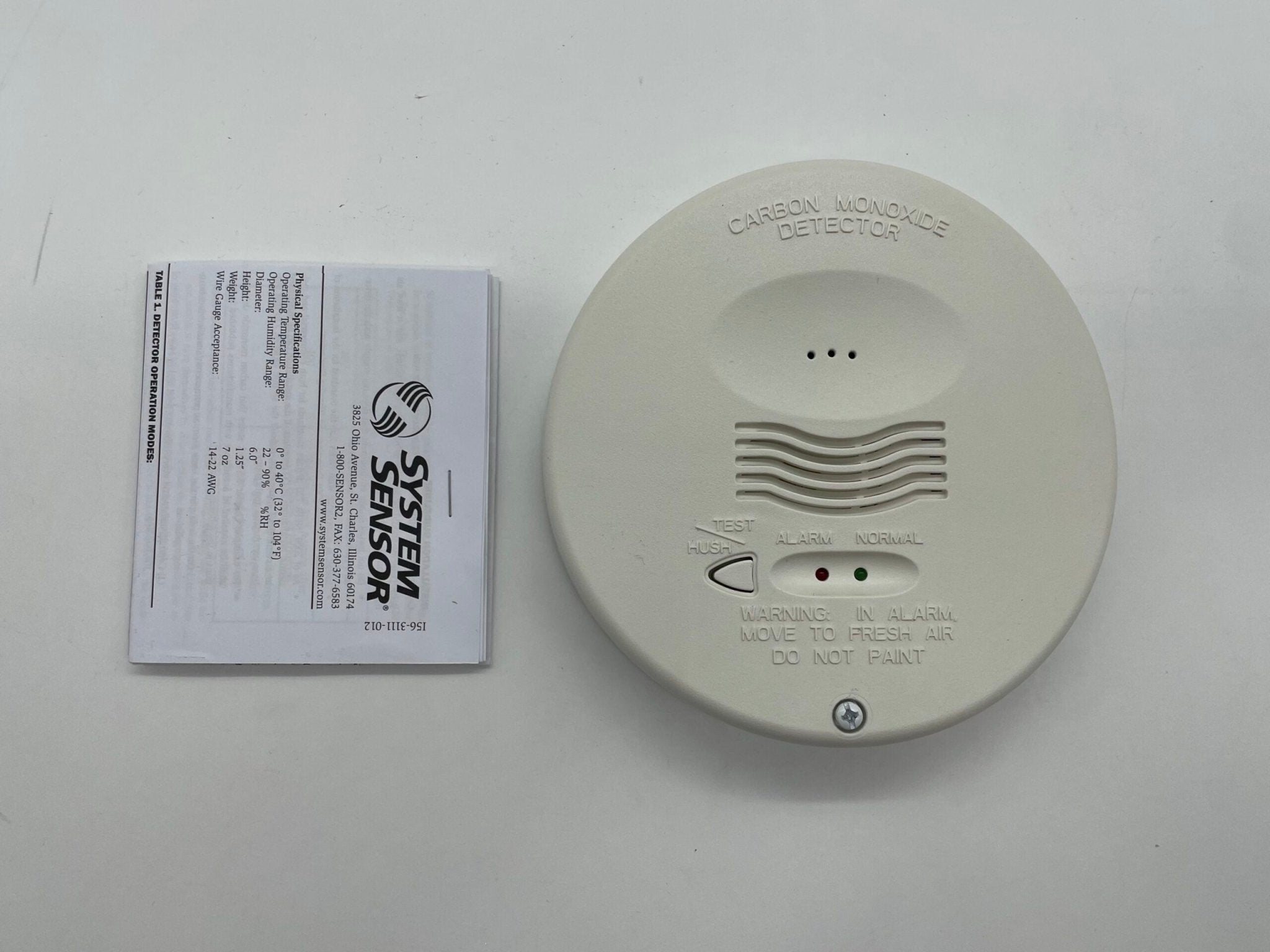 System Sensor CO1224TR - The Fire Alarm Supplier