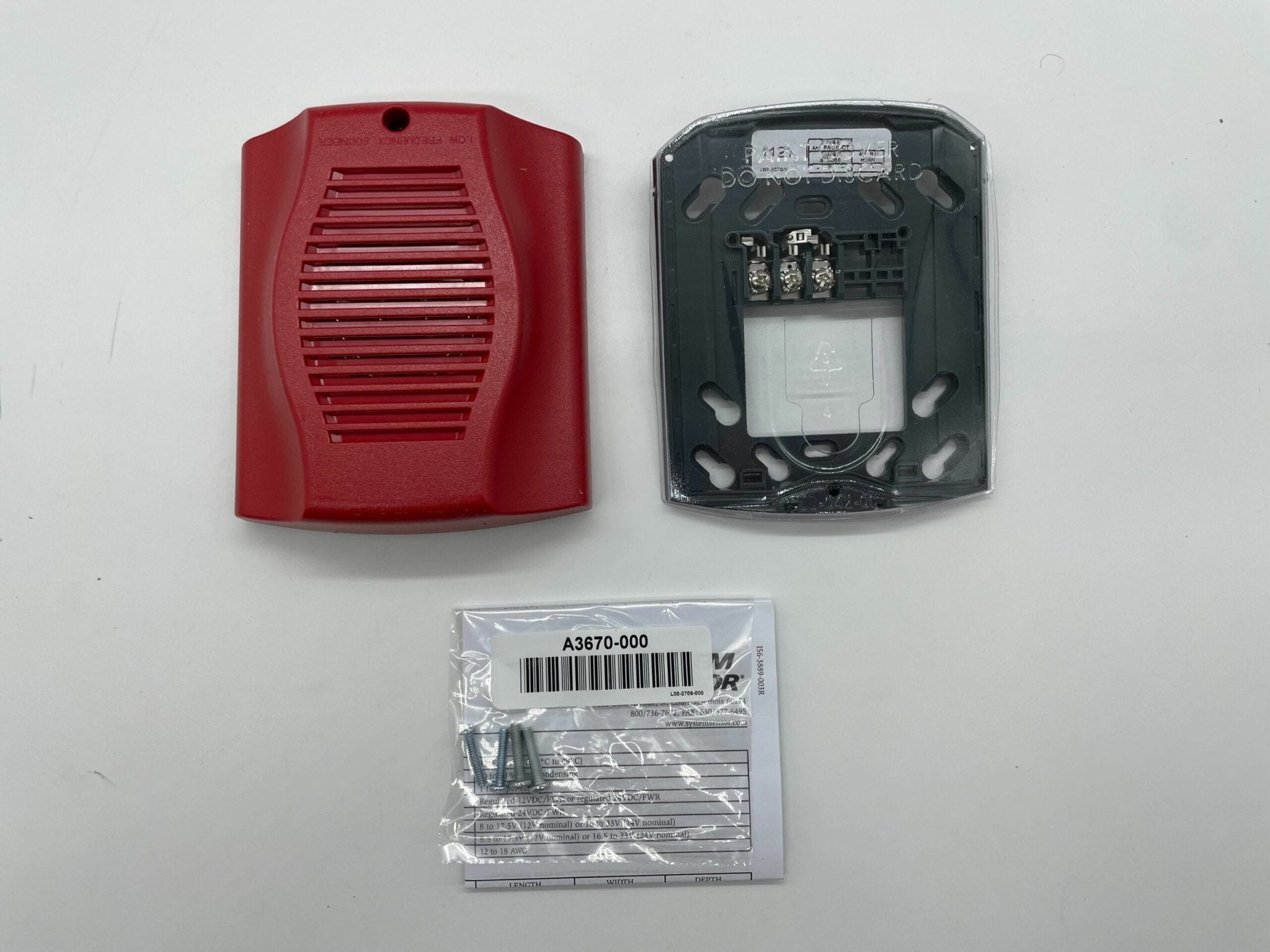 System Sensor HR-LF - The Fire Alarm Supplier