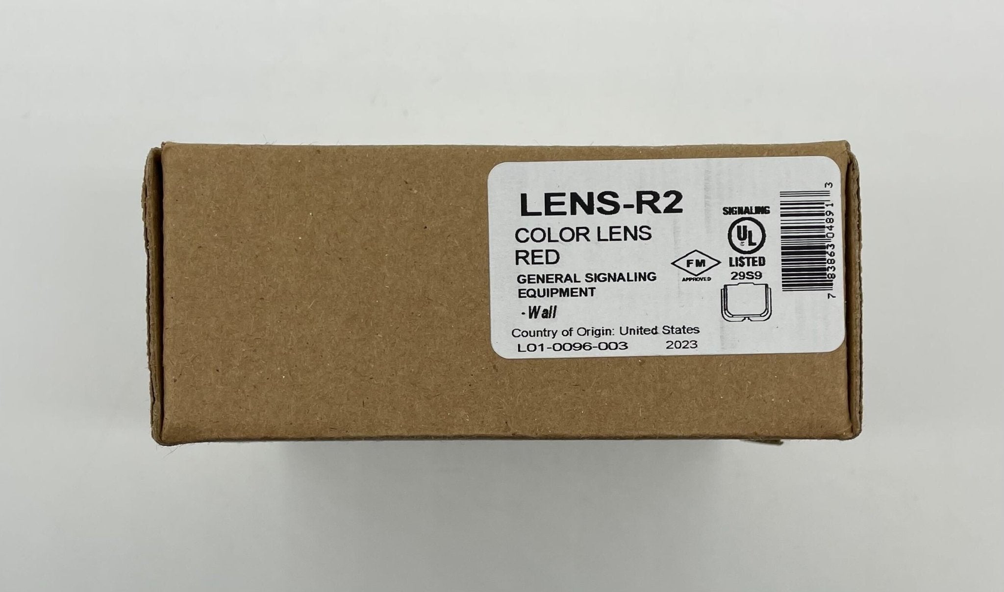 System Sensor LENS-R2 Lens for Indoor Wall Mount Strobes Red - The Fire Alarm Supplier