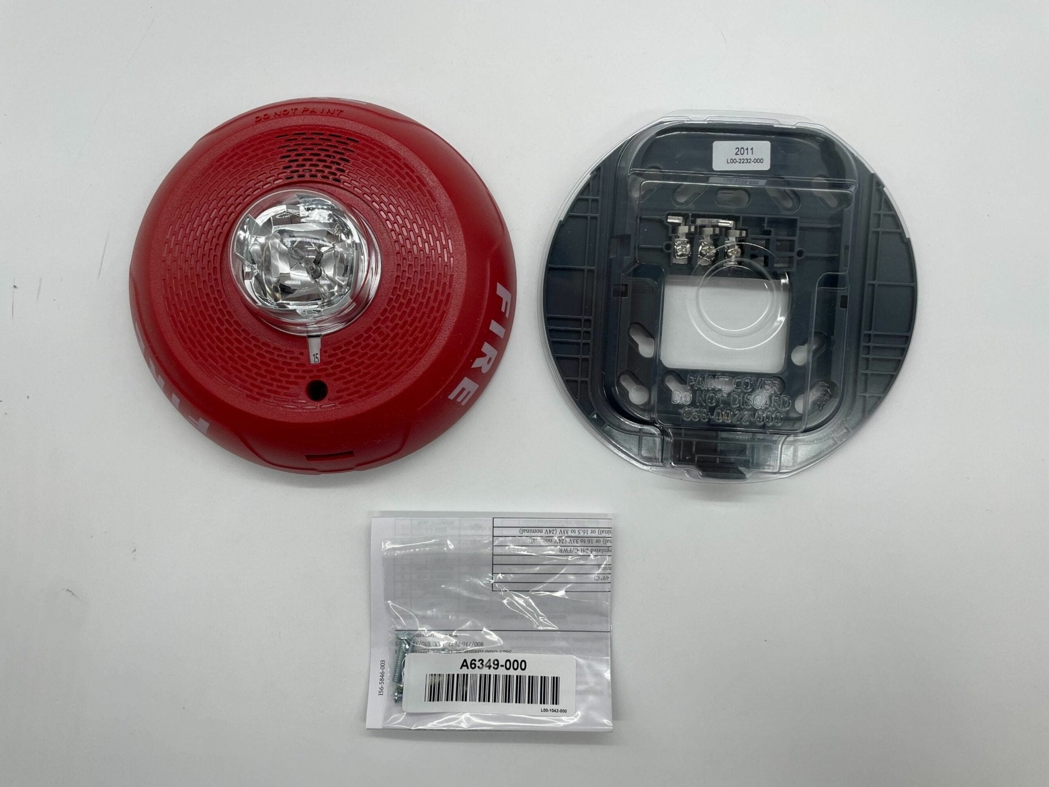 System Sensor PC2RL Ceiling Horn/Strobe Red - The Fire Alarm Supplier