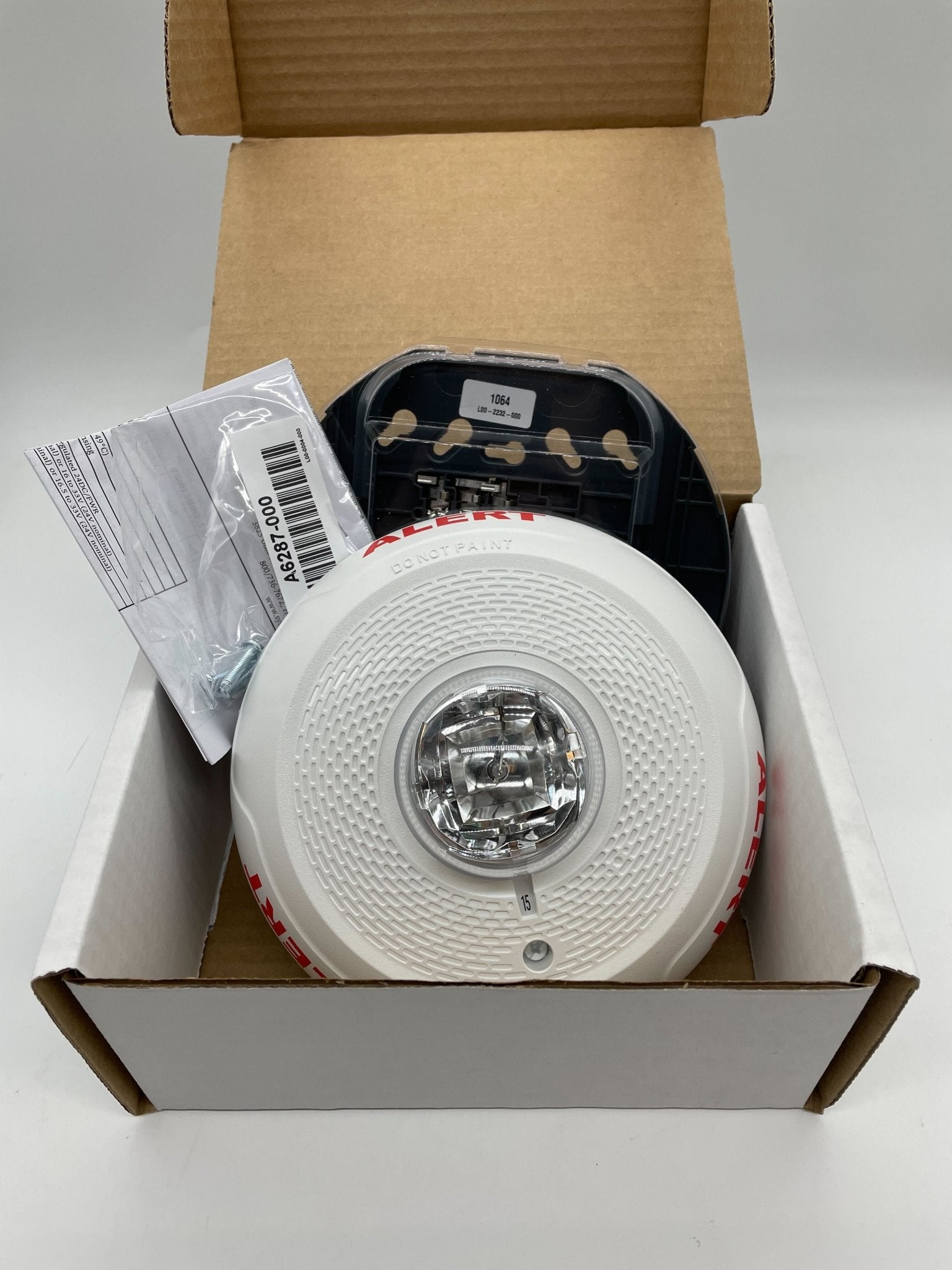System Sensor SCWL-CLR-ALERT Wall Strobe Clear Lens - The Fire Alarm Supplier