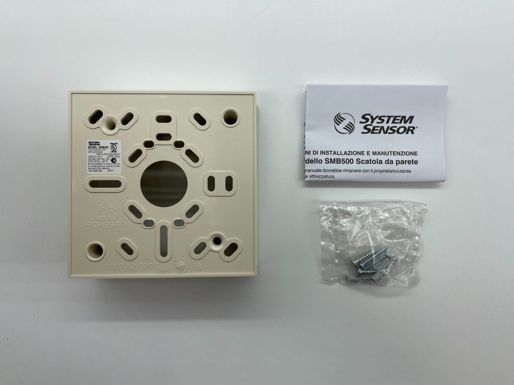 System Sensor SMB500-US Surface Mount Electrical Box For Use With Modules, Ivory - The Fire Alarm Supplier