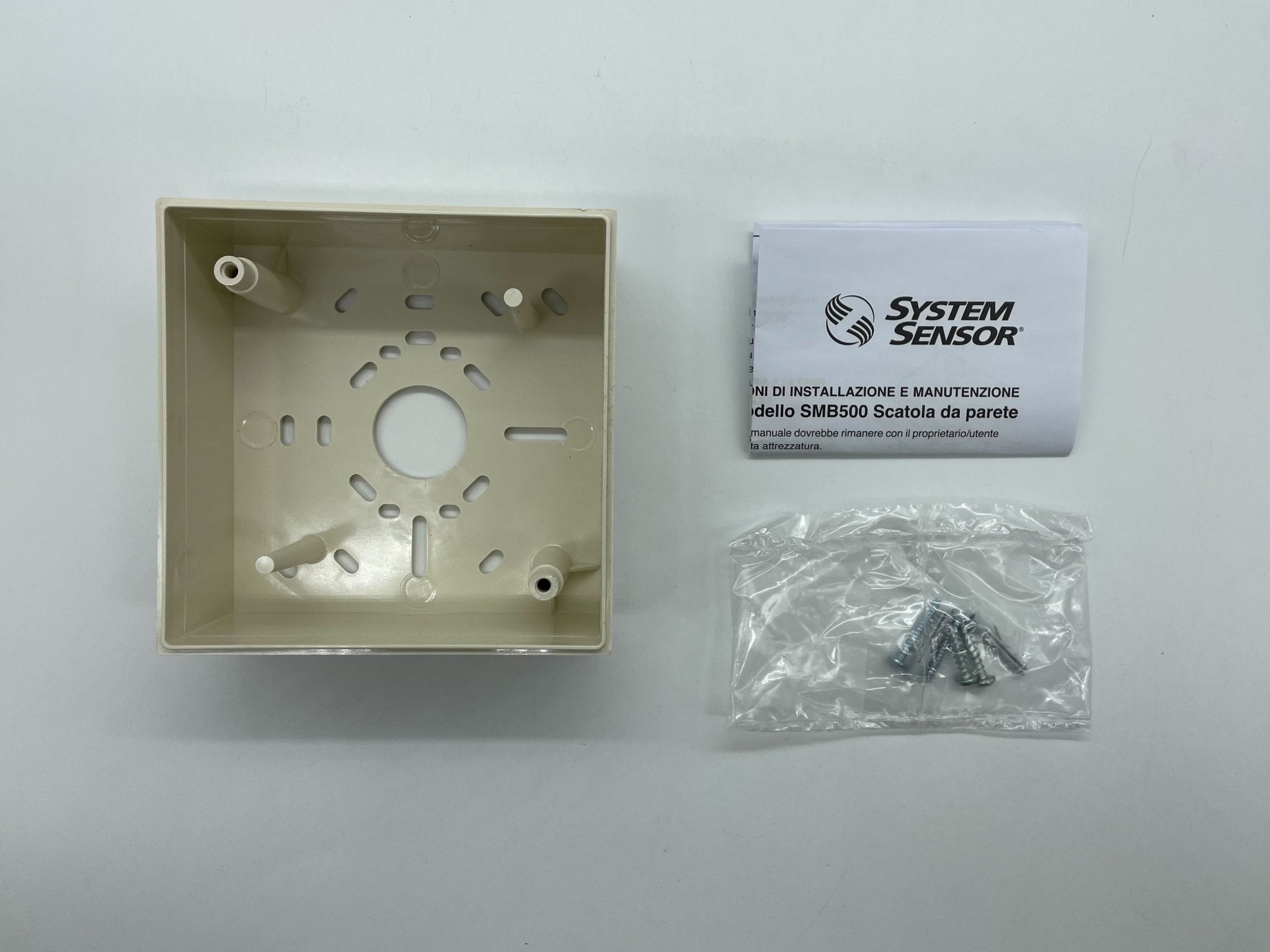 System Sensor SMB500-US Surface Mount Electrical Box For Use With Modules, Ivory - The Fire Alarm Supplier