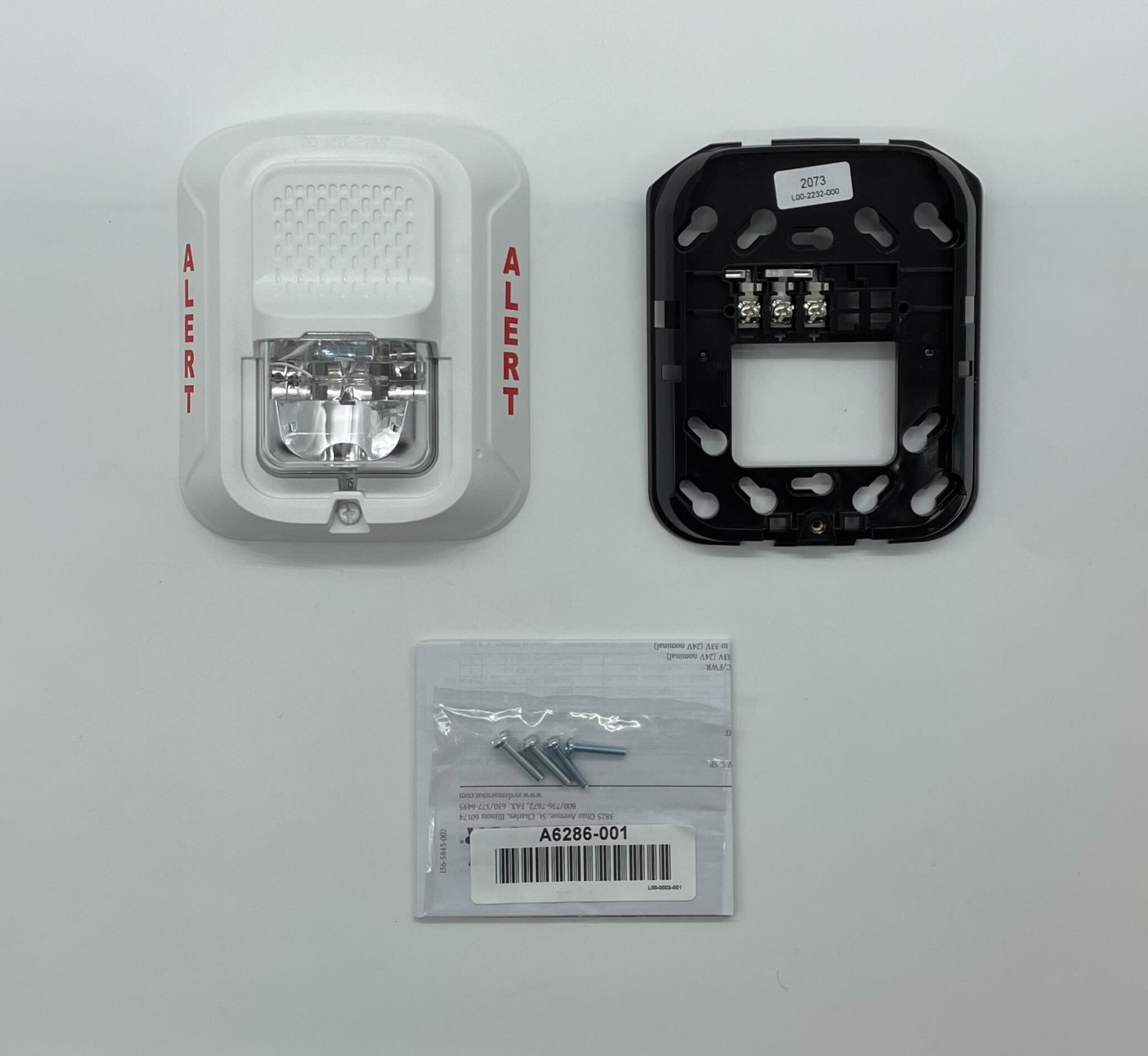 System Sensor SWL-CLR-ALERT White Speaker Strobe - The Fire Alarm Supplier