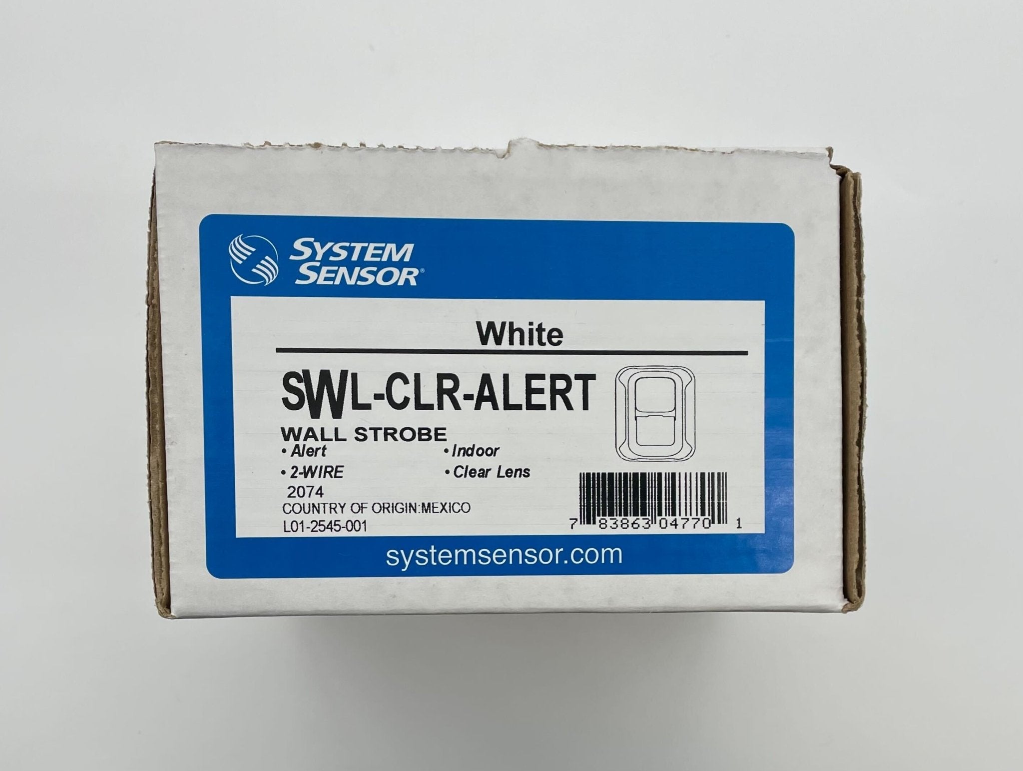 System Sensor SWL-CLR-ALERT White Speaker Strobe - The Fire Alarm Supplier