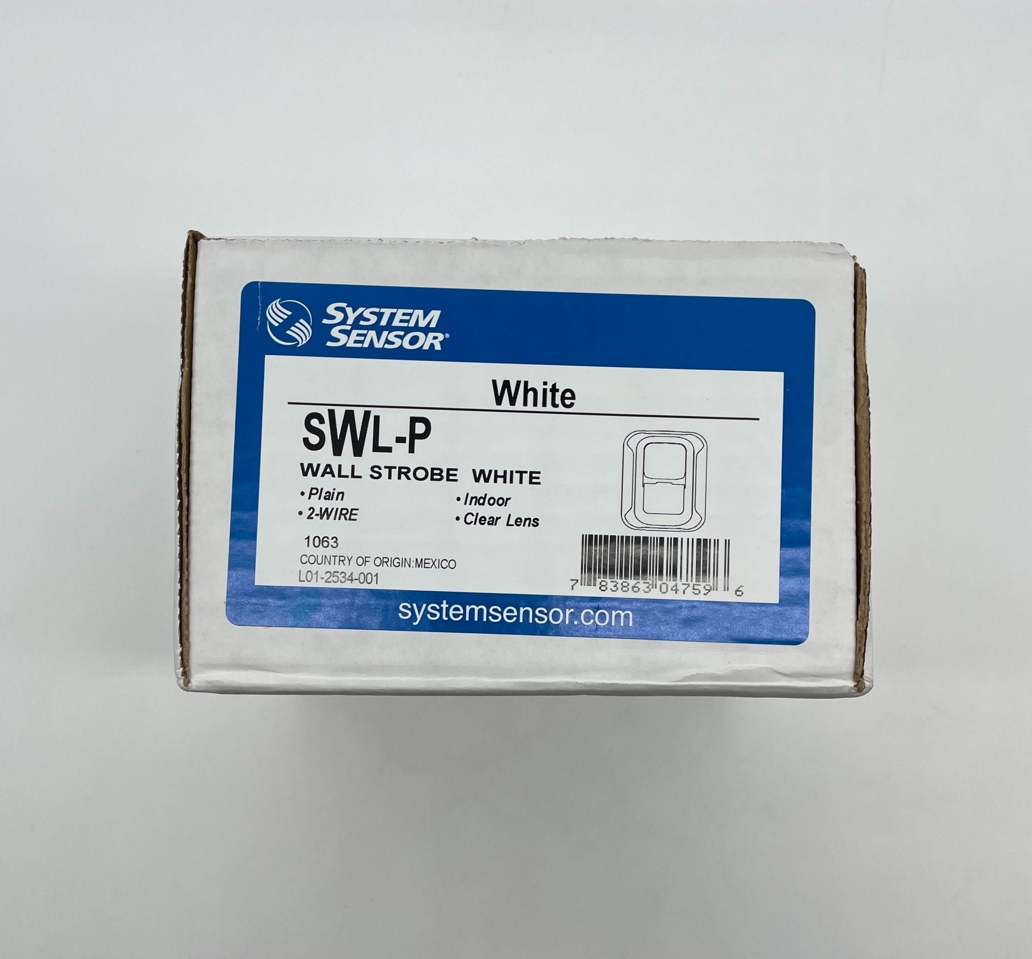 System Sensor SWL-P Unmarked Strobe White - The Fire Alarm Supplier