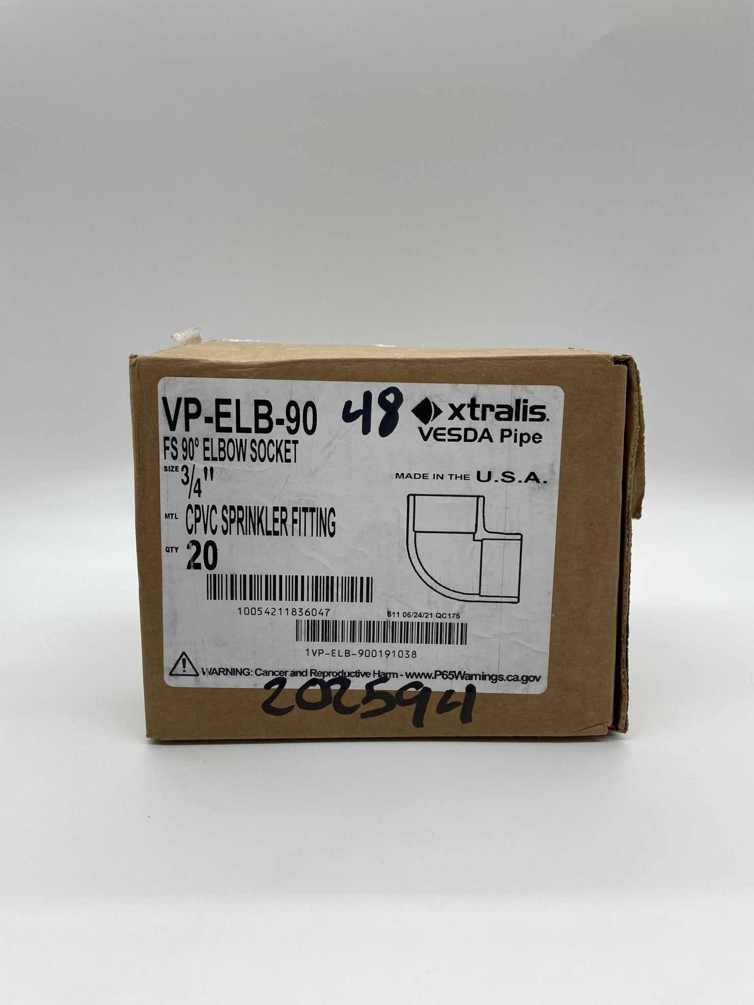 Vesda VP-ELB-90 Elbow 90 Degrees Angle - The Fire Alarm Supplier