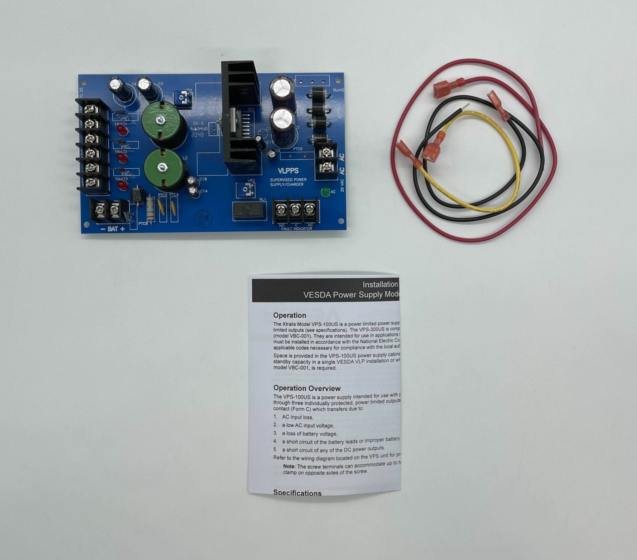 Vesda VSP-100US-PCB Power Supply Circuit Board Only - The Fire Alarm Supplier
