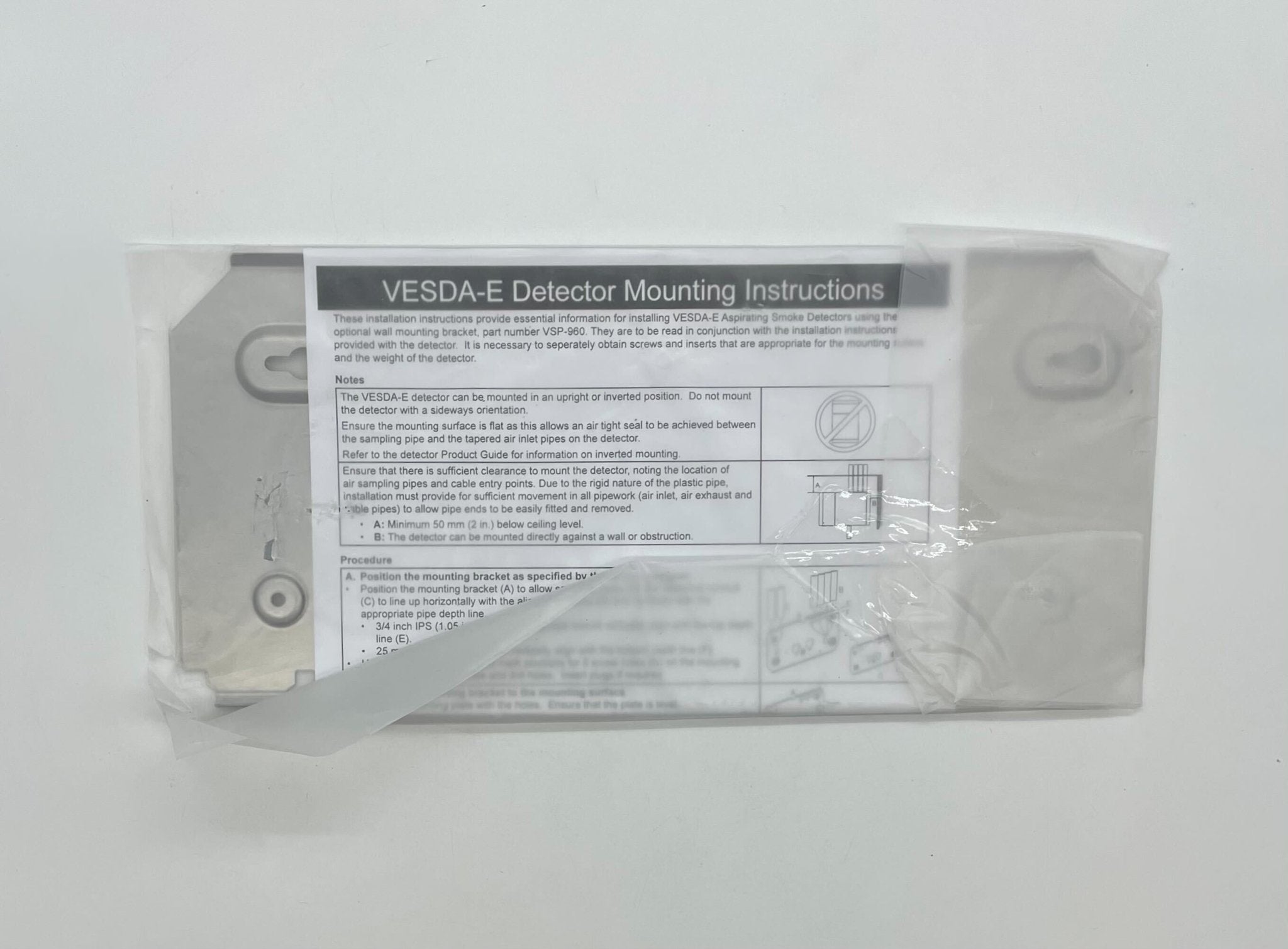 Vesda VSP-960 Mounting Bracket (Optional) - The Fire Alarm Supplier