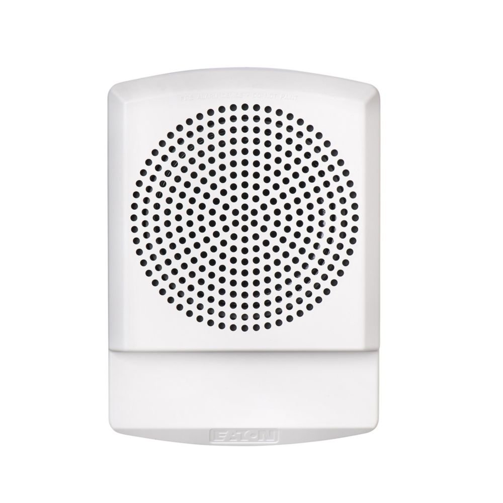 Wheelock ELFHNW Eaton Eluxa Low Frequency Sounder, Wall, White, FIRE, 24V indoor - The Fire Alarm Supplier
