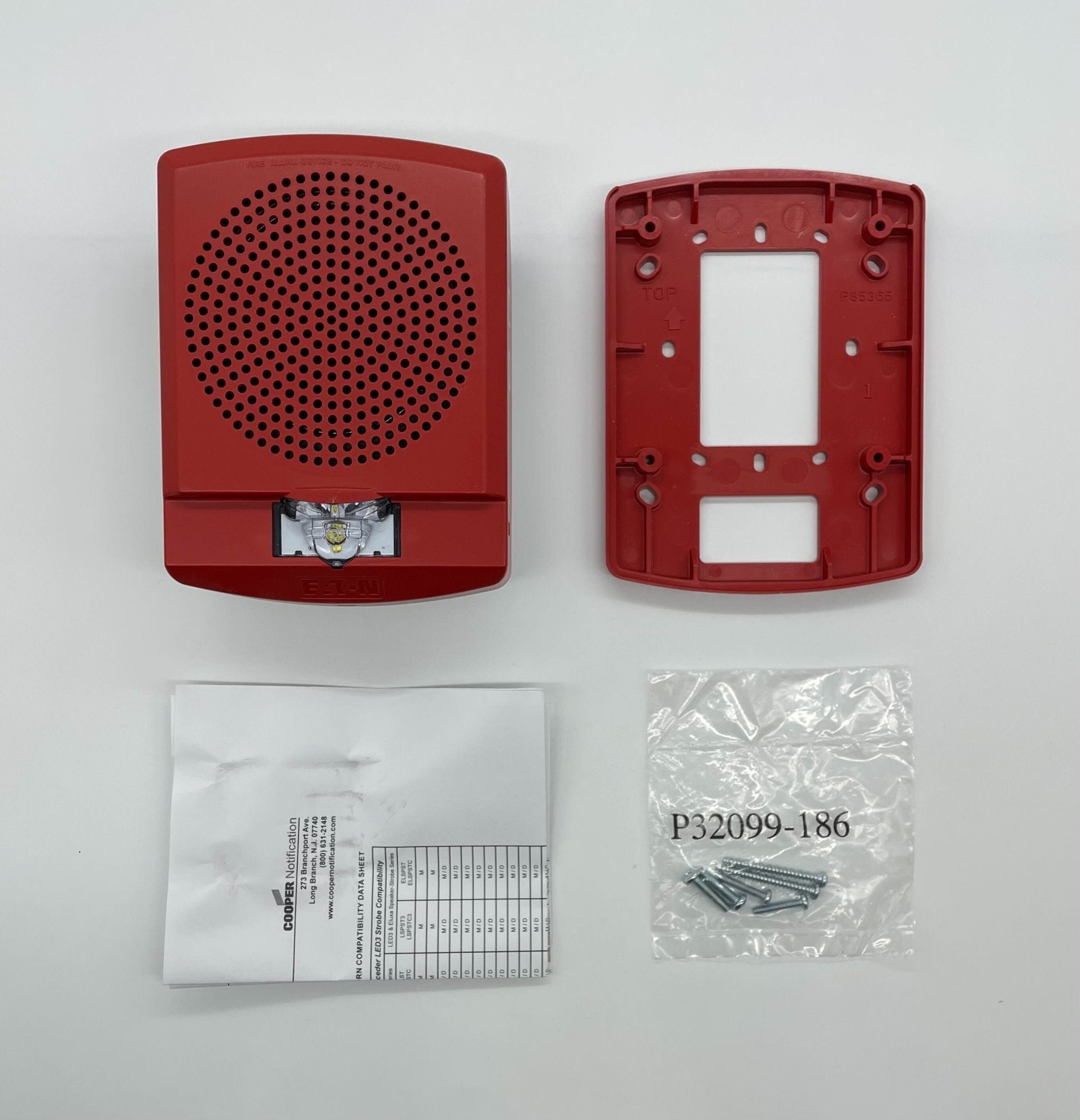 Wheelock LFHSKR3-CO Horn Strobe Light Low Frequency, CO Lettering 24V 110 CD - The Fire Alarm Supplier
