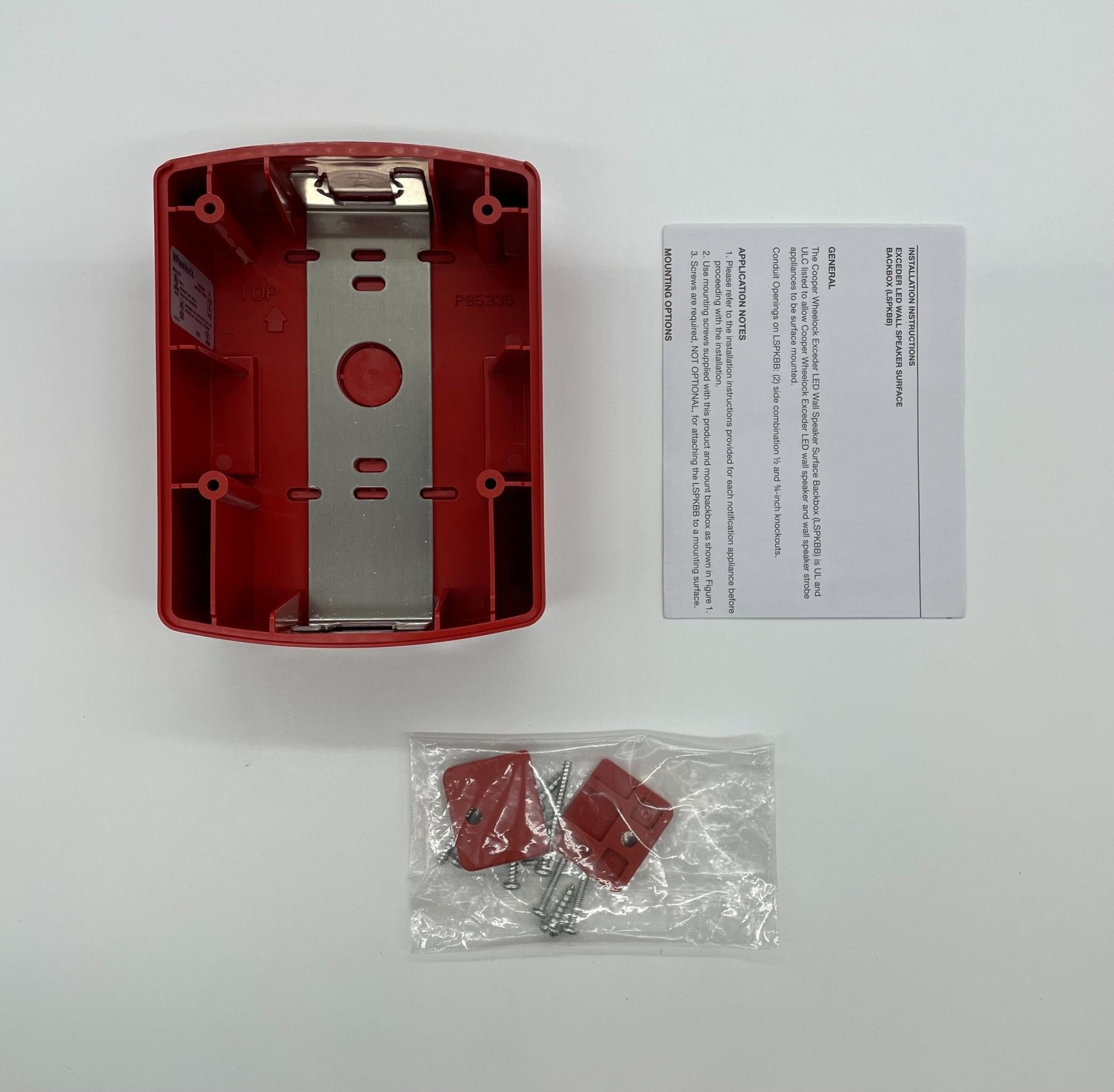 Wheelock LSPKBB-R - The Fire Alarm Supplier