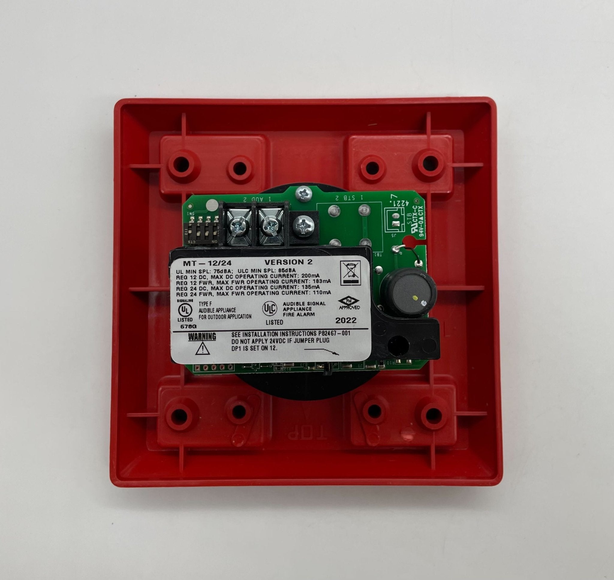 Wheelock MT-12/24-R - The Fire Alarm Supplier