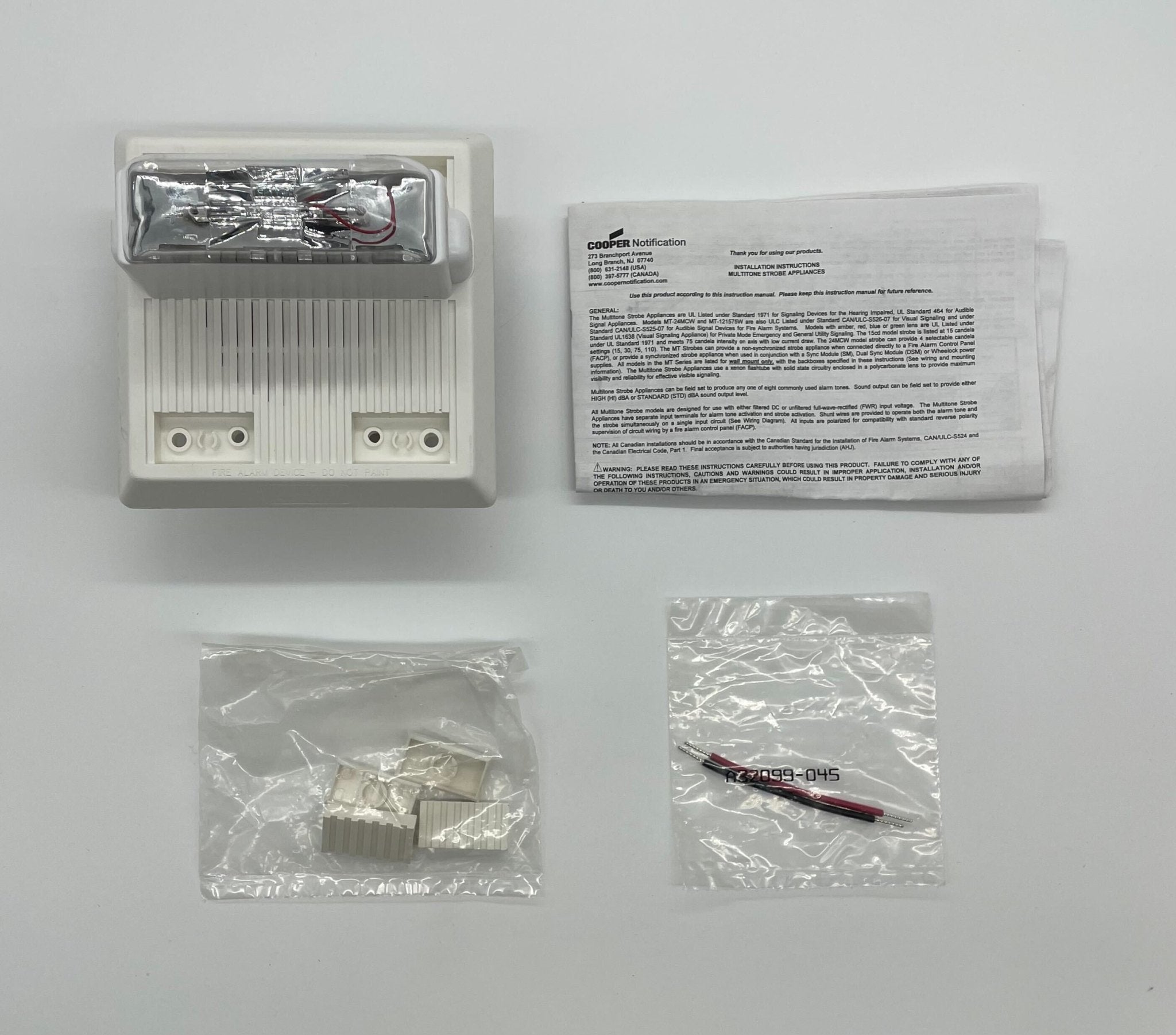 Wheelock MT-24MCW-NW - The Fire Alarm Supplier