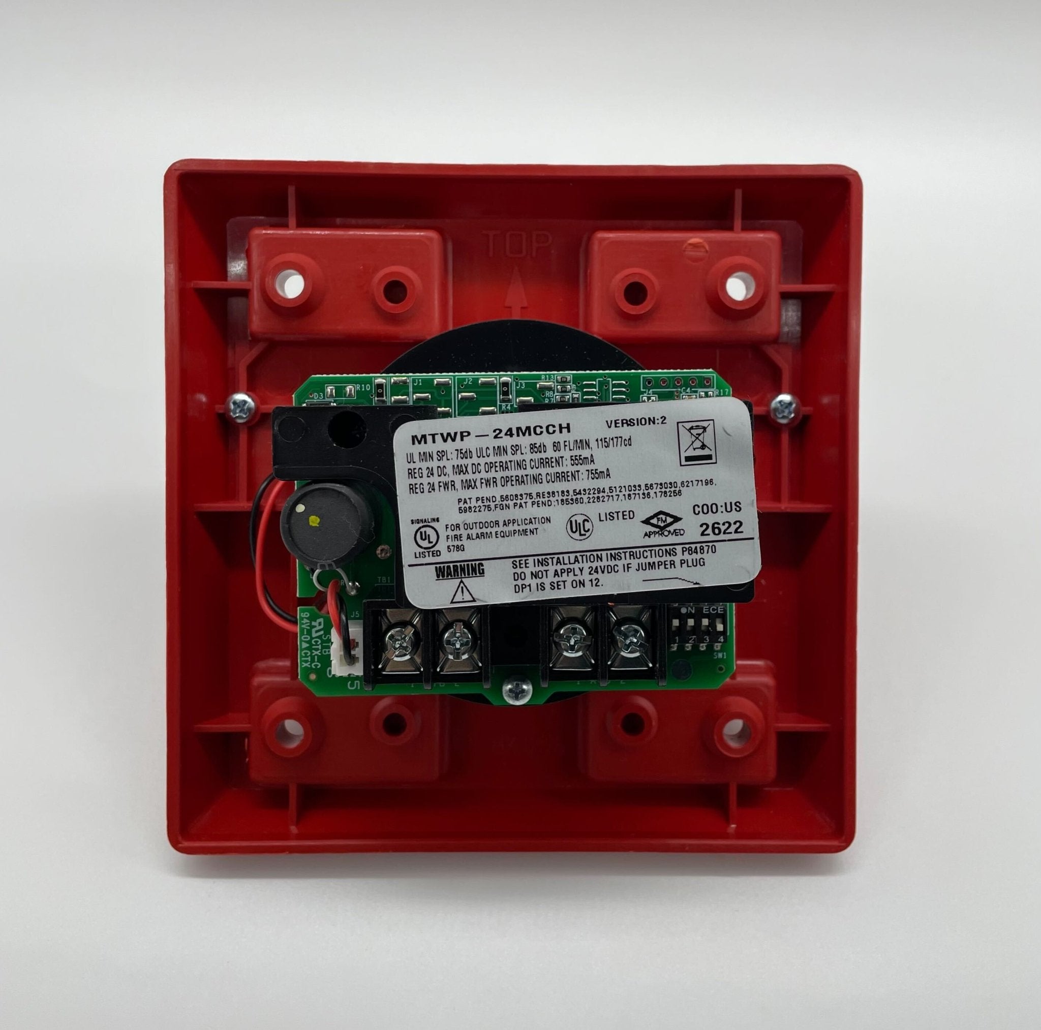 Wheelock MTWP-24MCCH-FR - The Fire Alarm Supplier