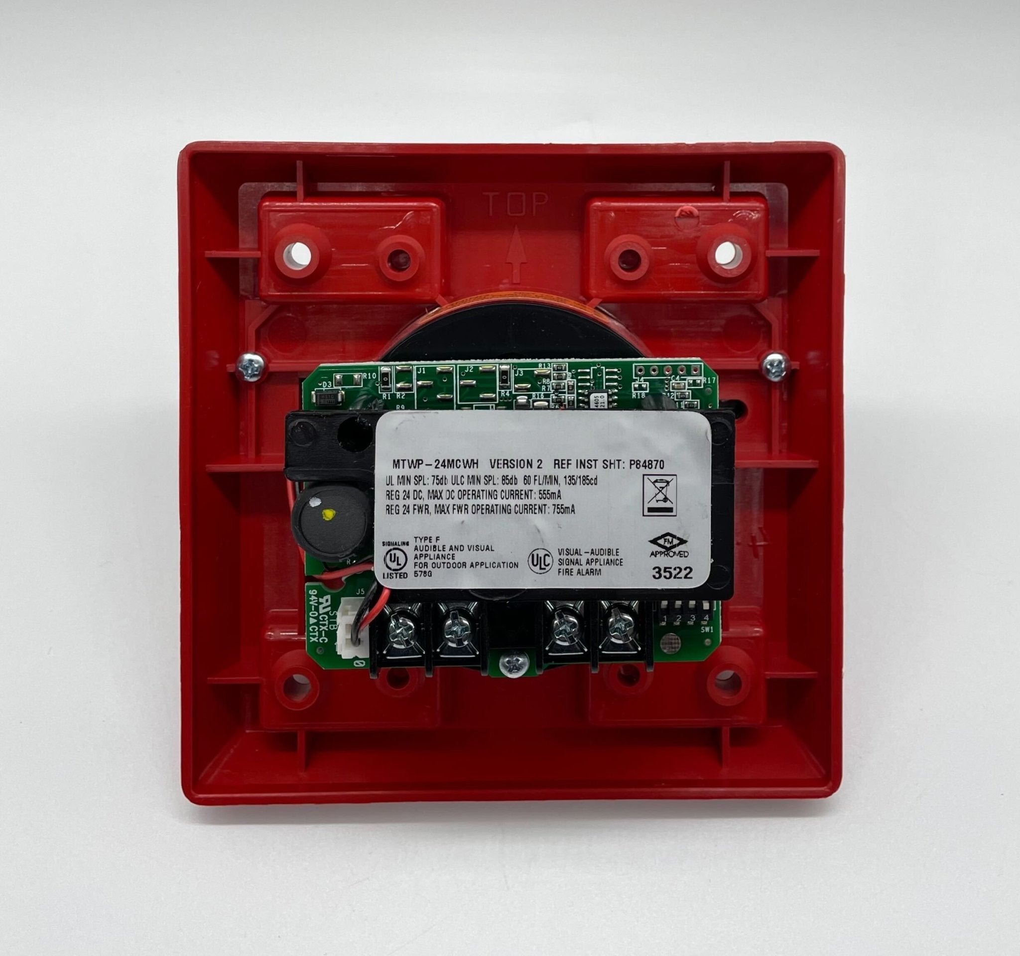 Wheelock MTWP-24MCWH-FR - The Fire Alarm Supplier