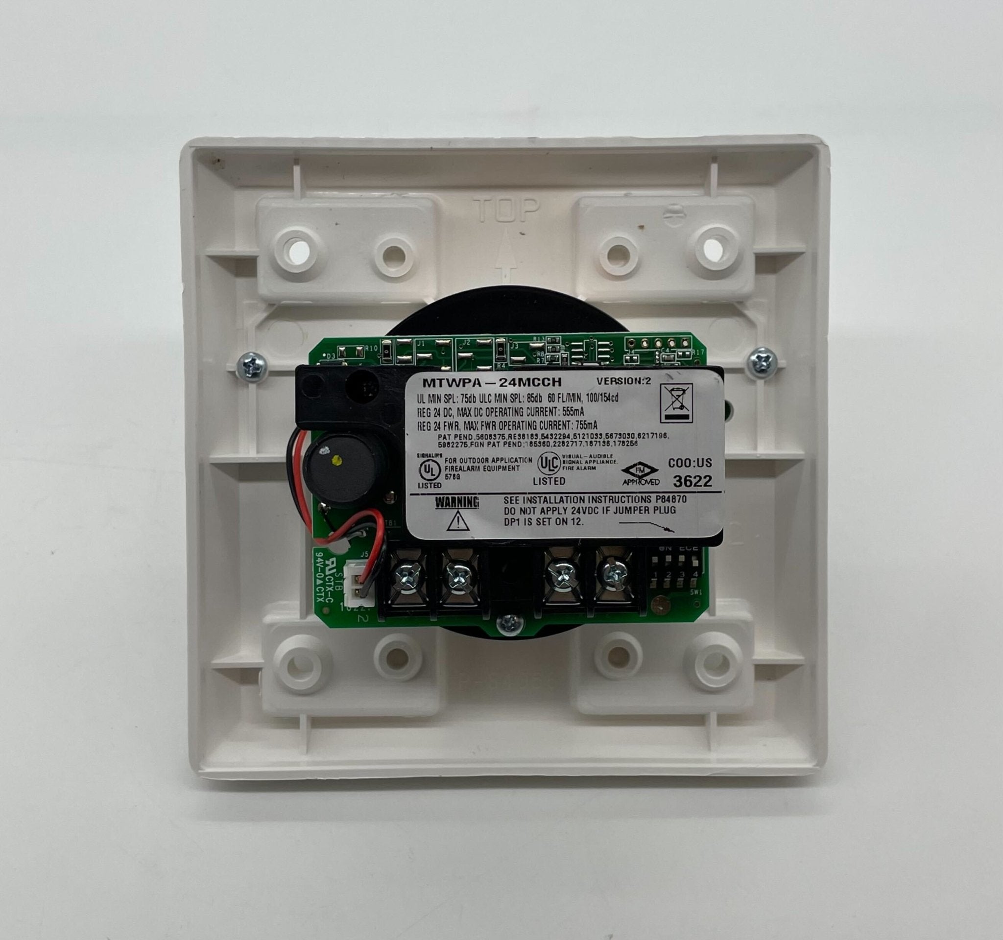 Wheelock MTWPA-24MCCH-NW - The Fire Alarm Supplier