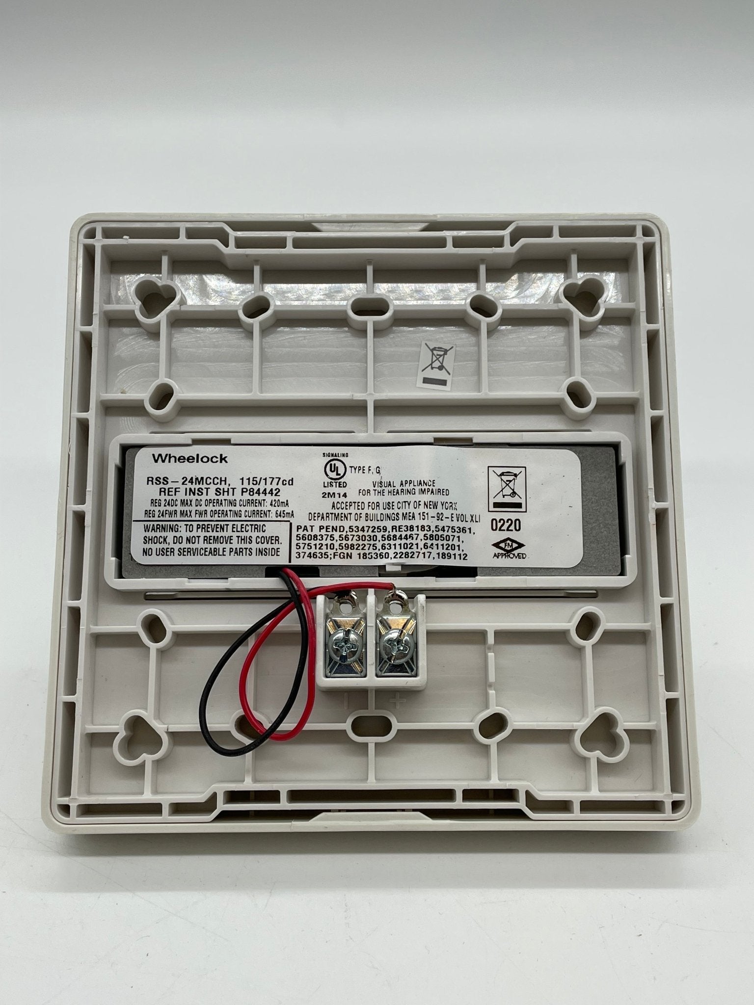 Wheelock RSS-24MCCH-FW - The Fire Alarm Supplier