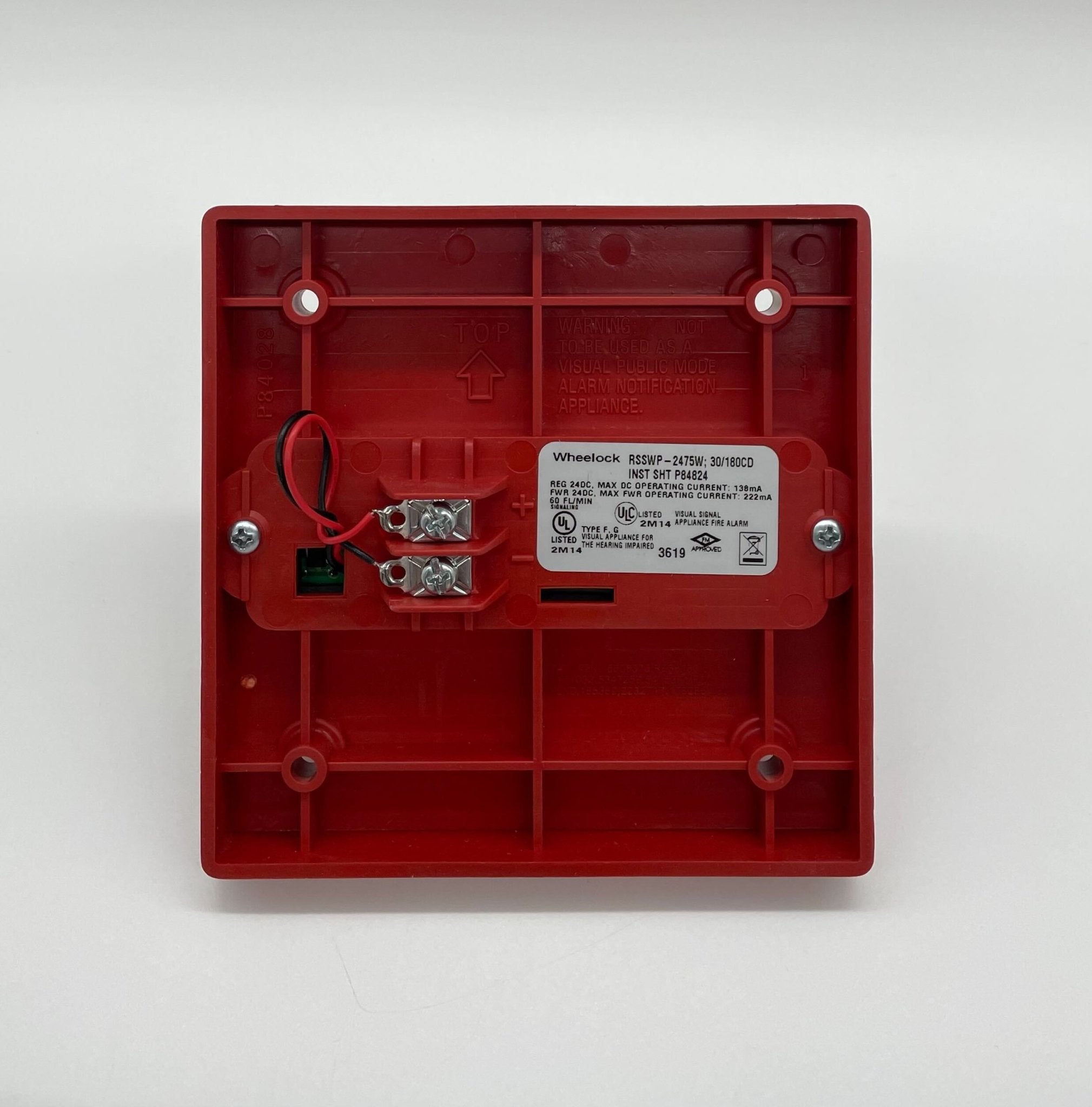 Wheelock RSSWP-2475W-FR - The Fire Alarm Supplier