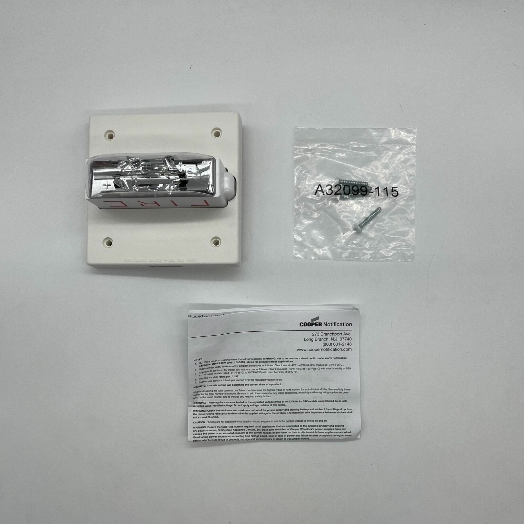 Wheelock RSSWP-24MCCH-FW - The Fire Alarm Supplier