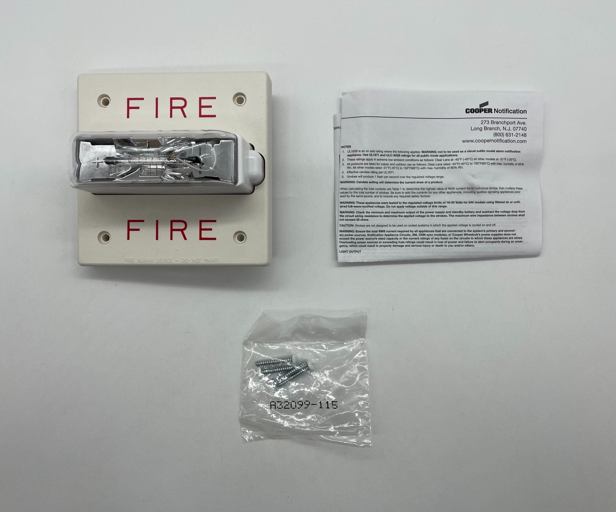 Wheelock RSSWP-24MCWH-FW - The Fire Alarm Supplier