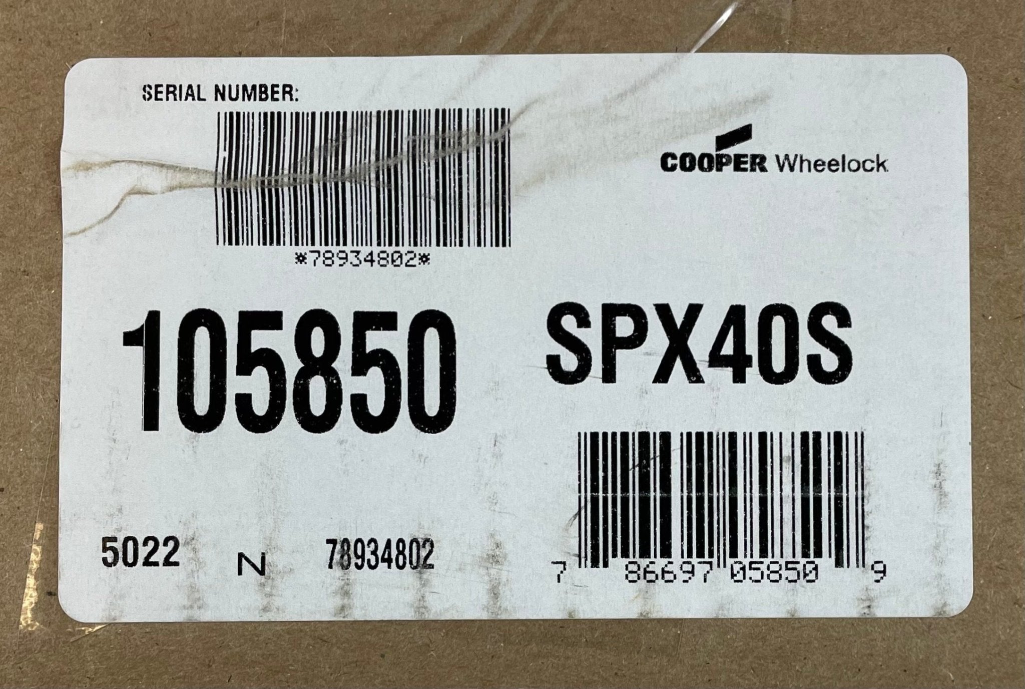 Wheelock SPX40S - The Fire Alarm Supplier