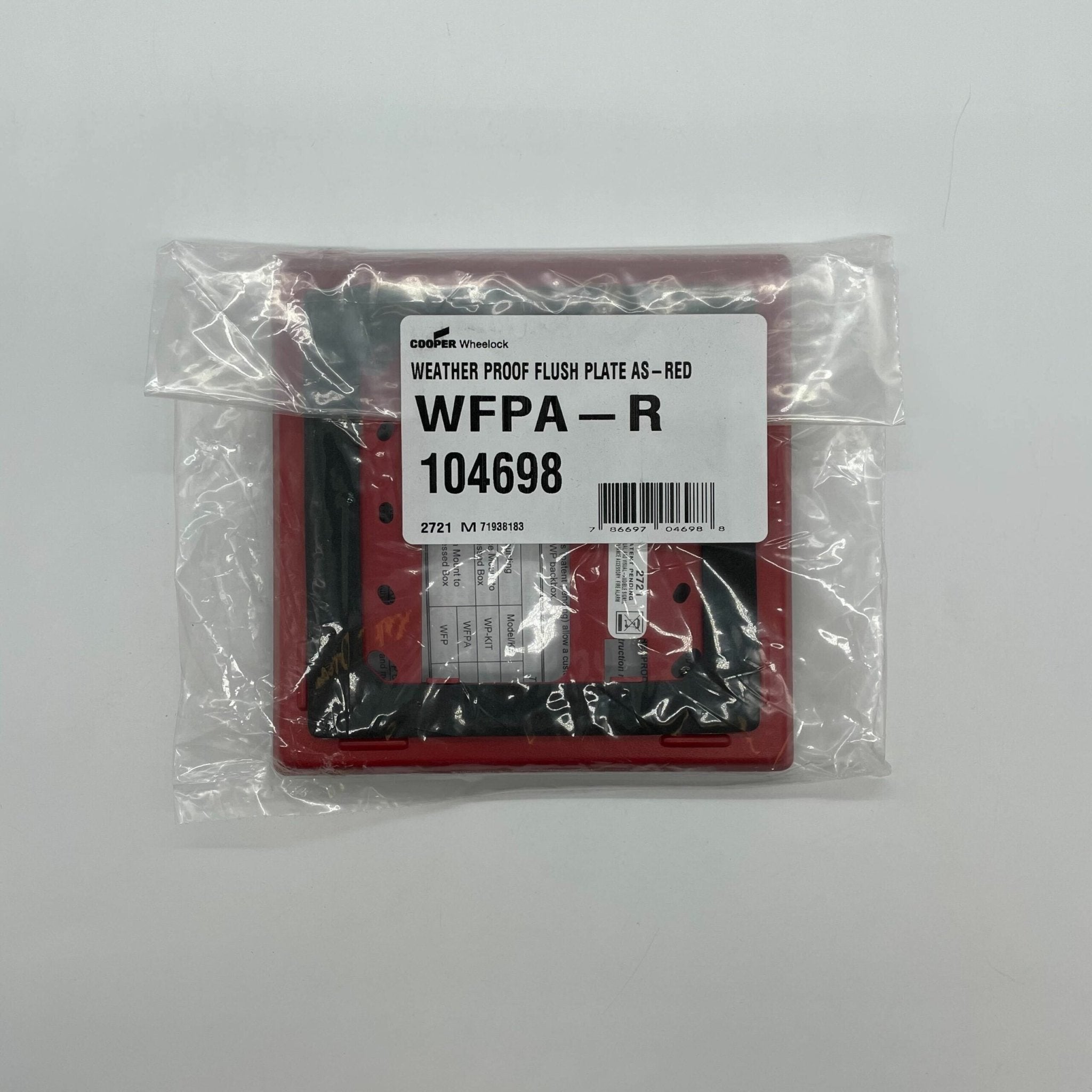 Wheelock WFPA-R - The Fire Alarm Supplier